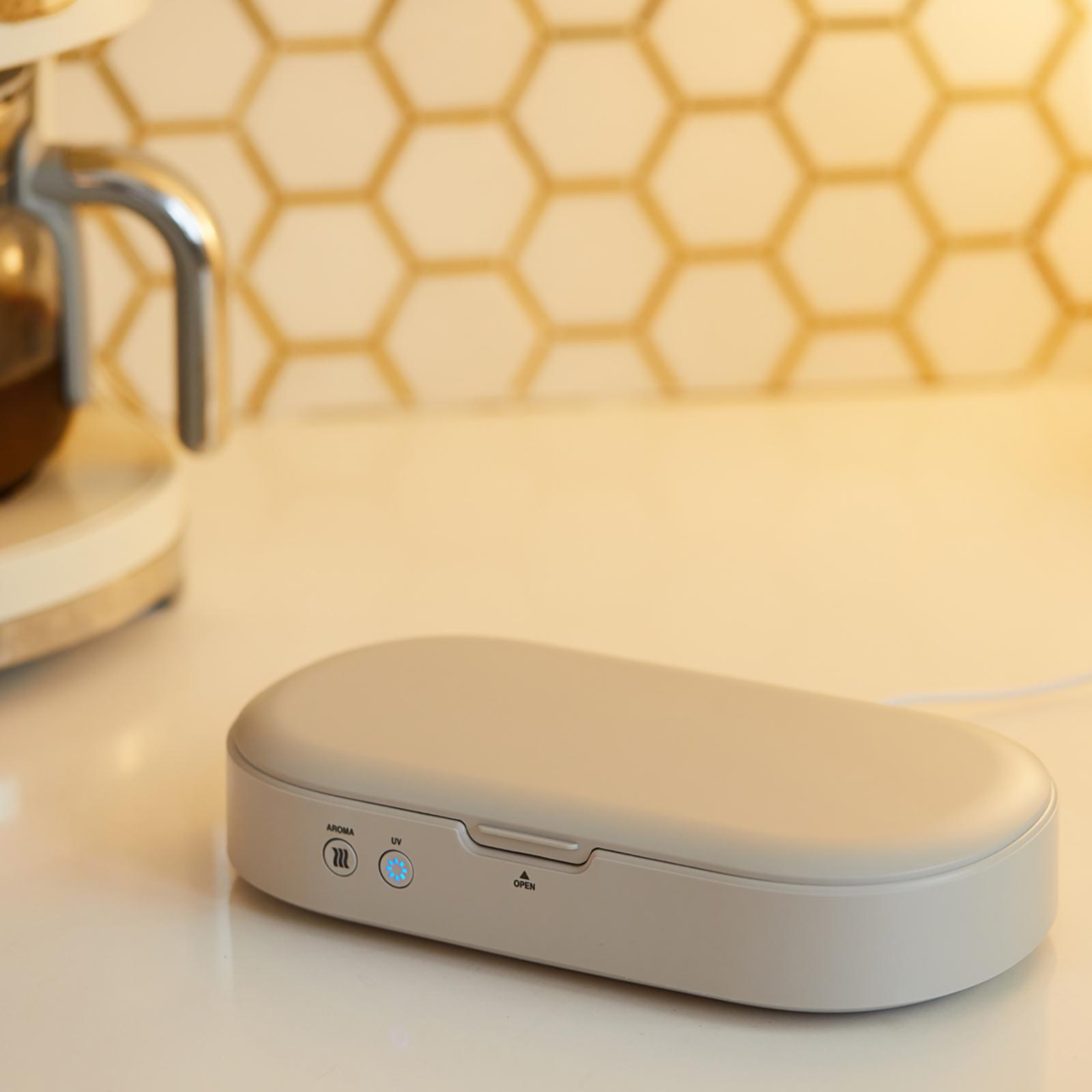 UV LED Sanitizer with Aromatherapy & Wireless Charging 2 UV LED Sanitizer with Aromatherapy & Wireless Charging