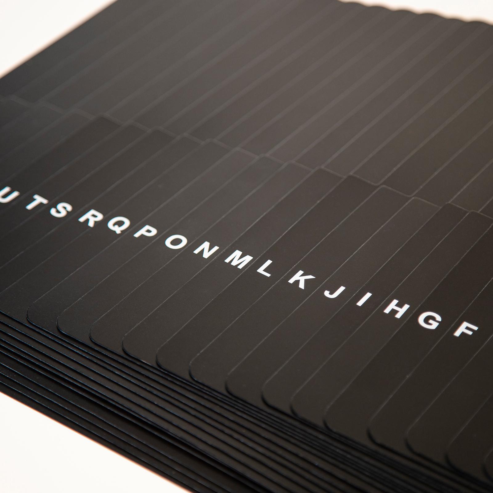 A-Z Vinyl Dividers 4 A-Z Vinyl Dividers