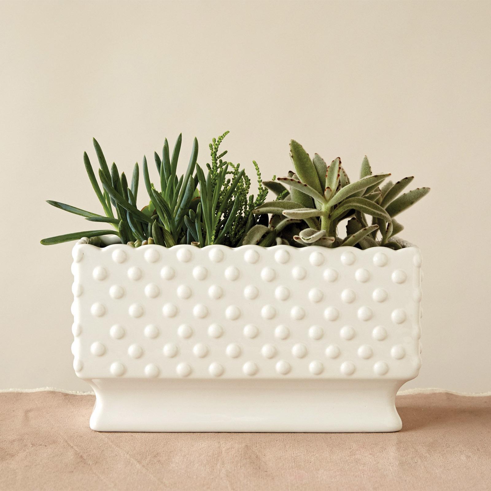 Bungalow Lane Hobnail Planter 17 Bungalow Lane Hobnail Planter