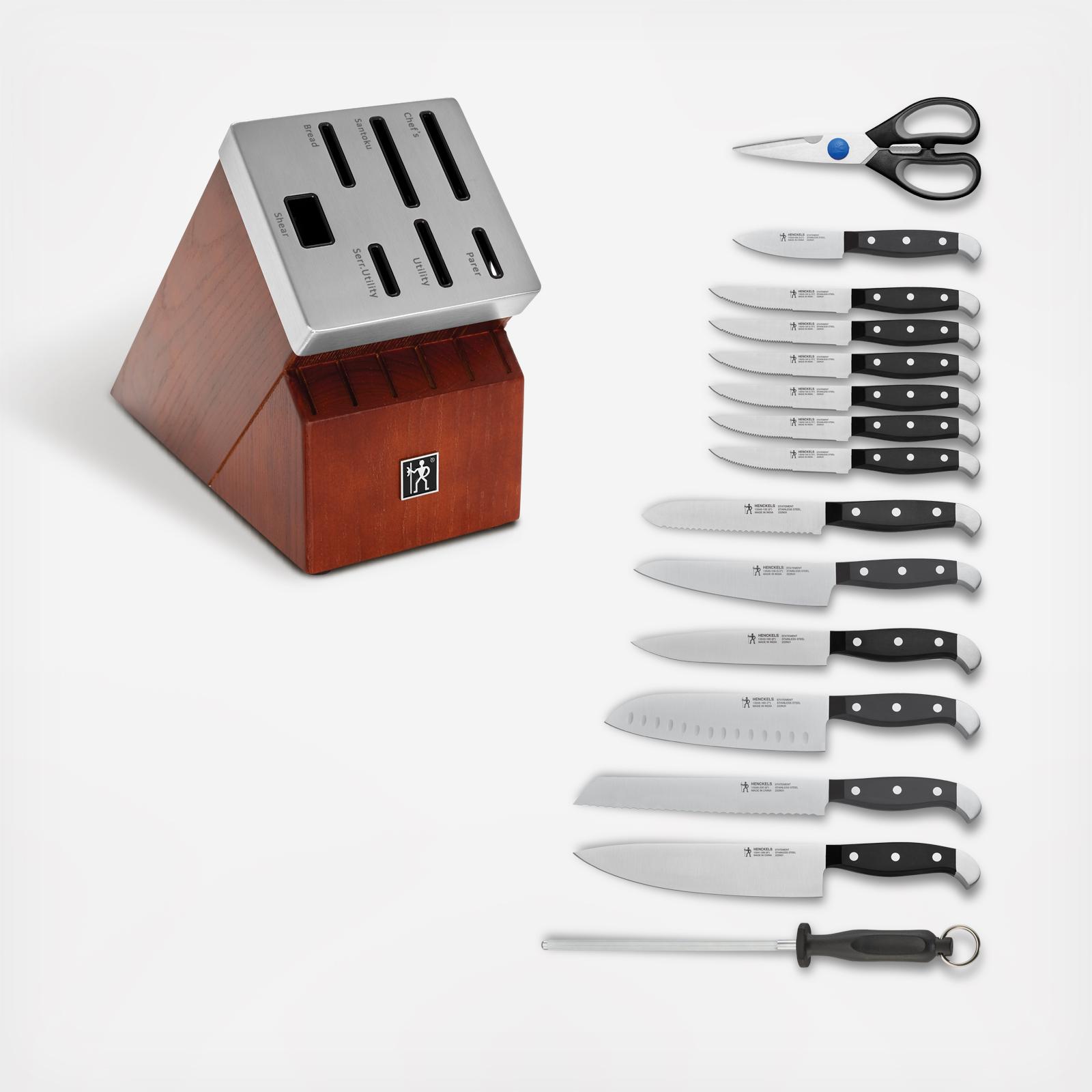 Statement 14-Piece Self-Sharpening Knife Block Set 5 Statement 14-Piece Self-Sharpening Knife Block Set