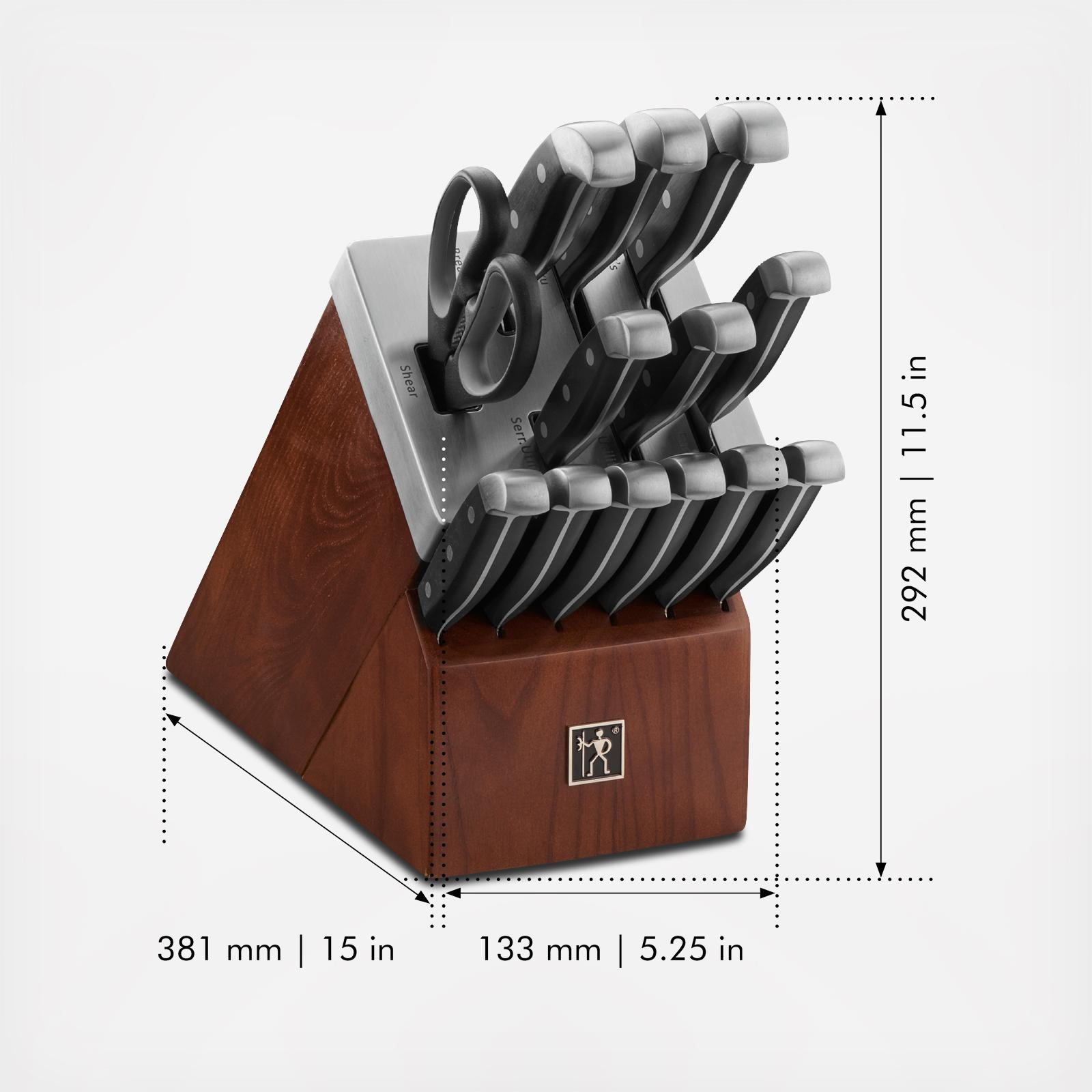 Statement 14-Piece Self-Sharpening Knife Block Set 8 Statement 14-Piece Self-Sharpening Knife Block Set