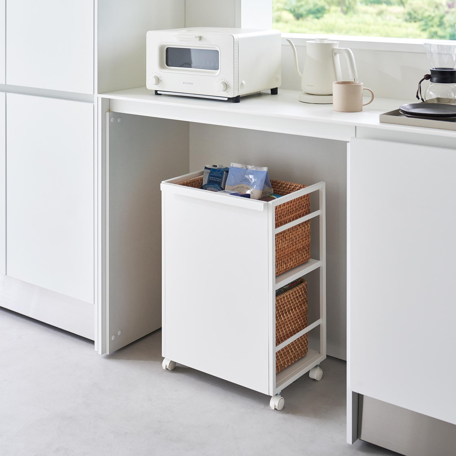 Tower 2-Tier Hideaway Storage Cart 3 Tower 2-Tier Hideaway Storage Cart