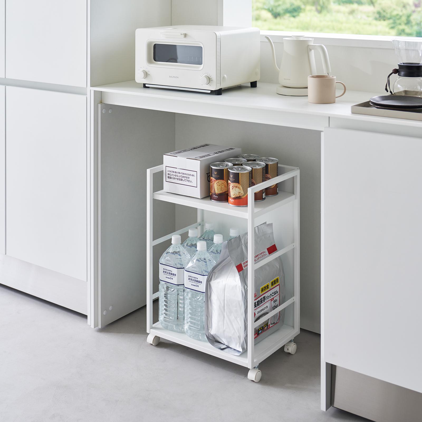 Tower 2-Tier Hideaway Storage Cart 5 Tower 2-Tier Hideaway Storage Cart