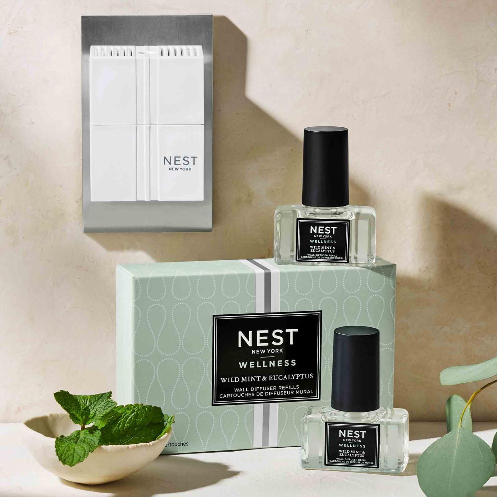 Wild Mint & Eucalyptus Wall Diffuser Refill, Set of 2 3 Wild Mint & Eucalyptus Wall Diffuser Refill, Set of 2