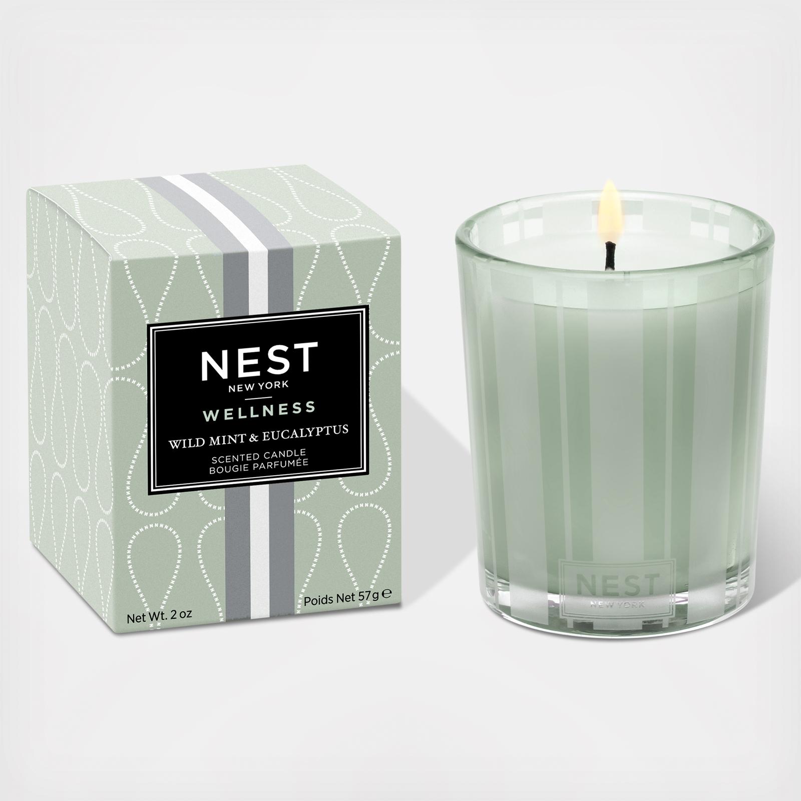 Wellness Wild Mint & Eucalyptus Votive Candle 3 Wellness Wild Mint & Eucalyptus Votive Candle