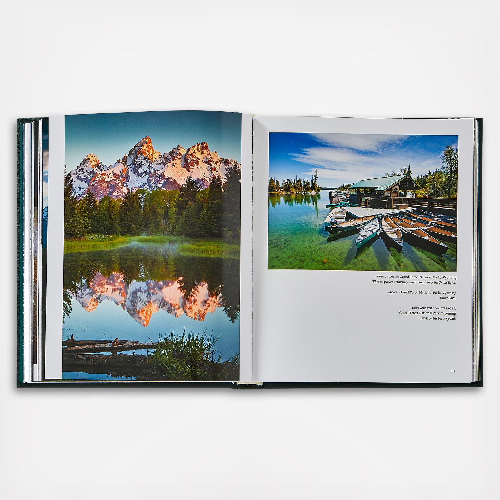 America's National Parks Leather Bound Book