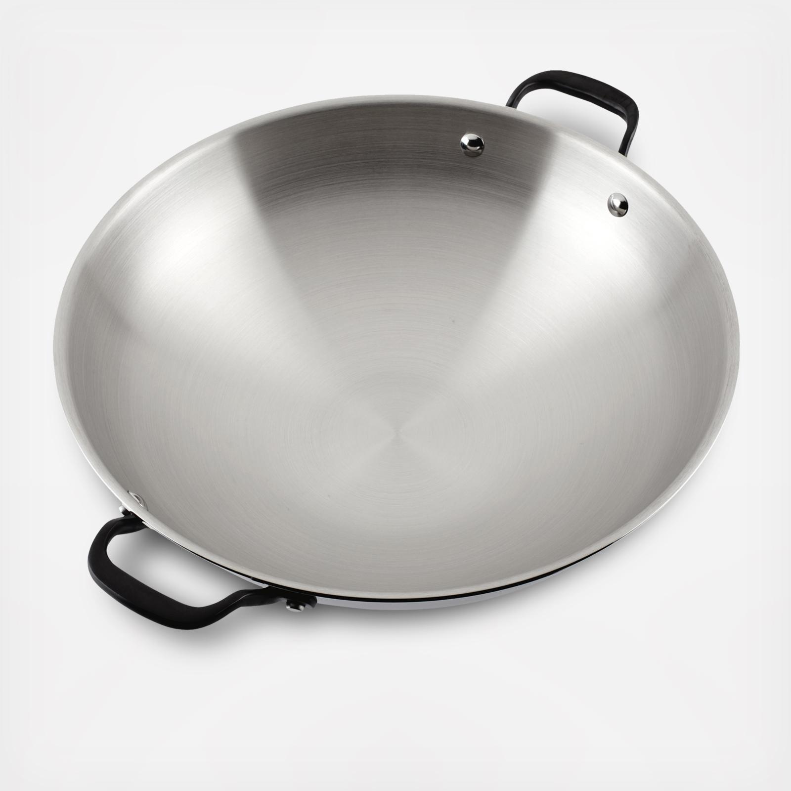 5-Ply Clad Stainless Steel Wok 4 5-Ply Clad Stainless Steel Wok