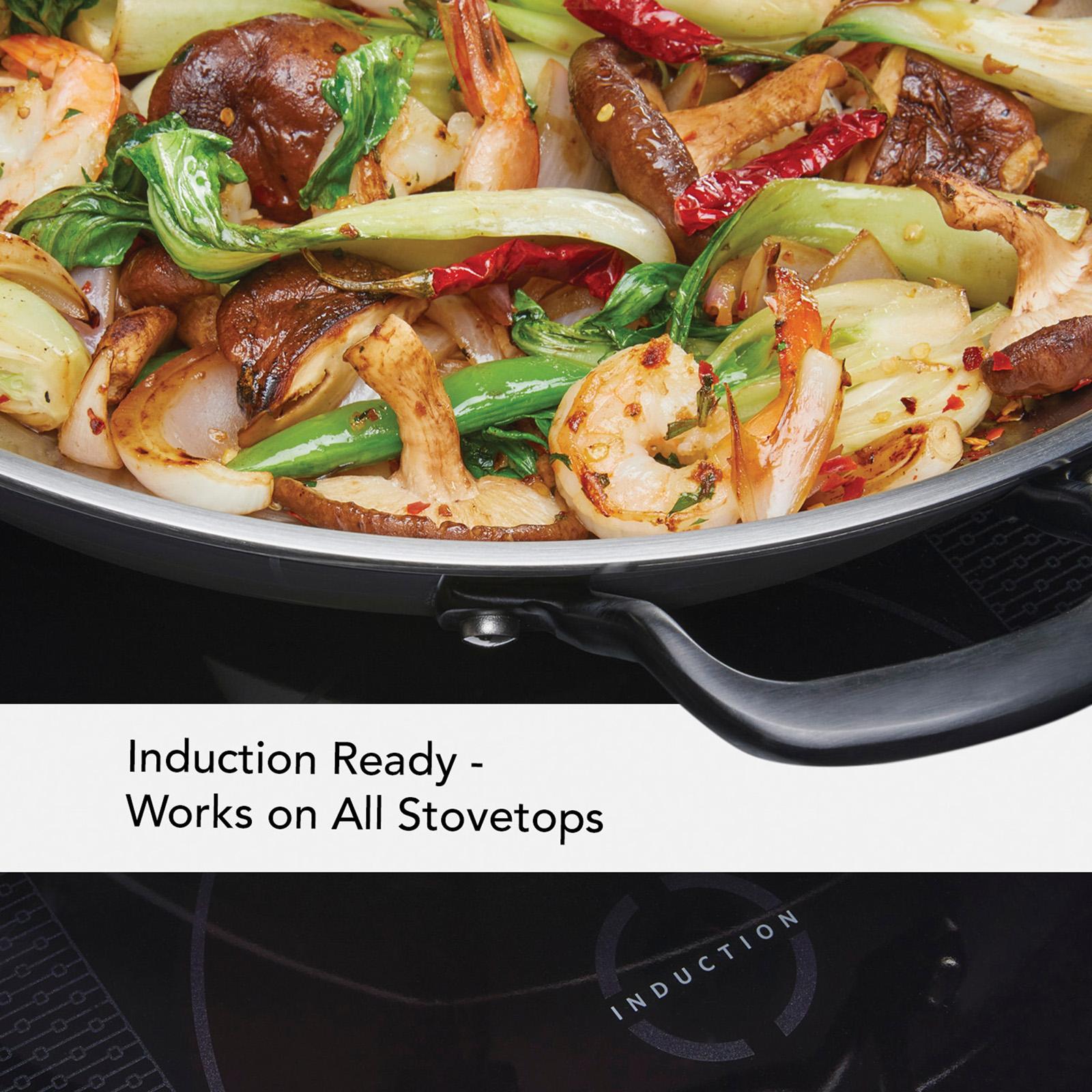 5-Ply Clad Stainless Steel Wok 6 5-Ply Clad Stainless Steel Wok