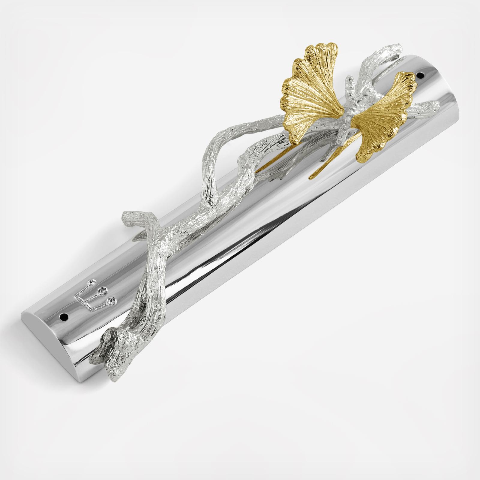 Butterfly Ginkgo Luxe Mezuzah