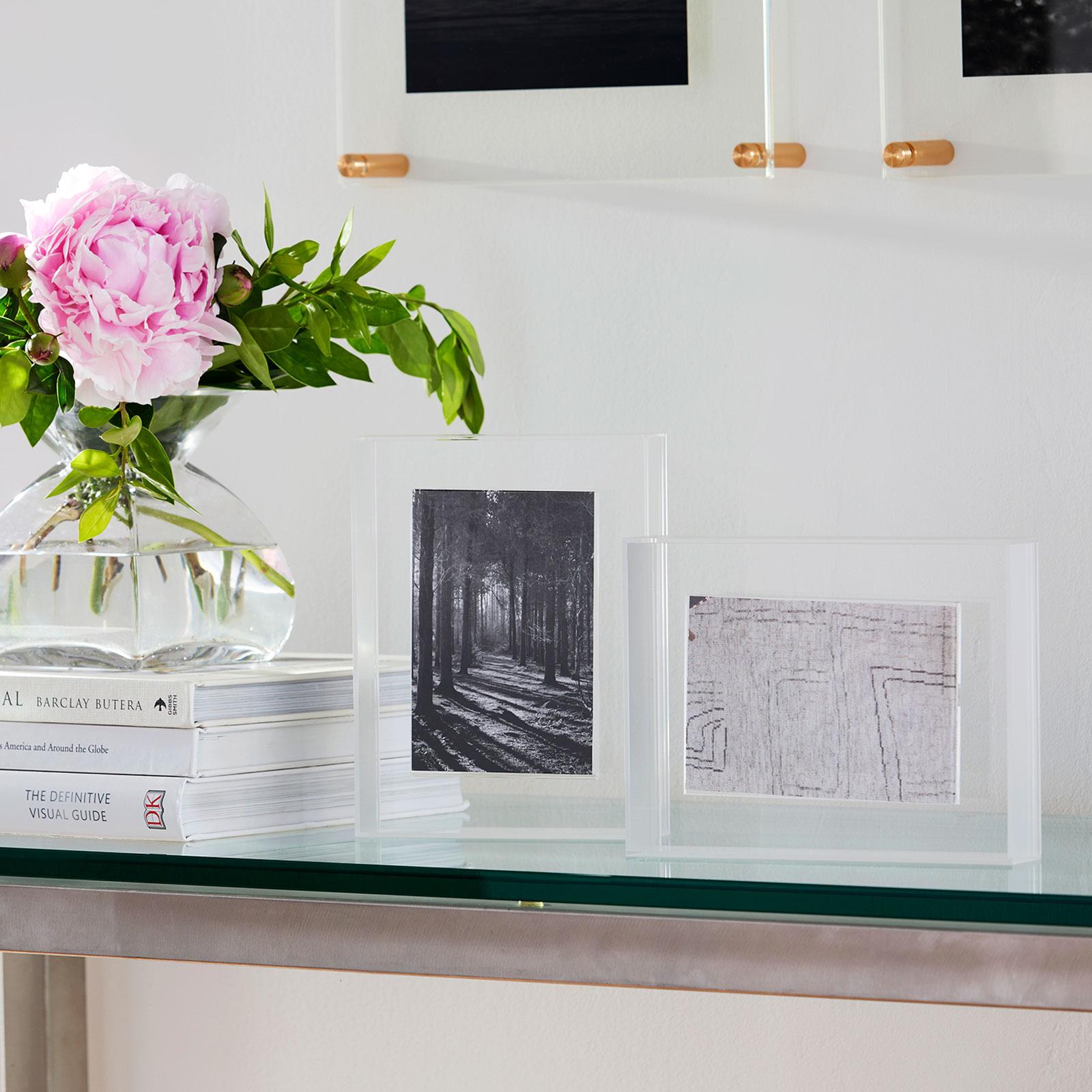 Frost Float Frame with Magnetic Photo Holder 2 Frost Float Frame with Magnetic Photo Holder