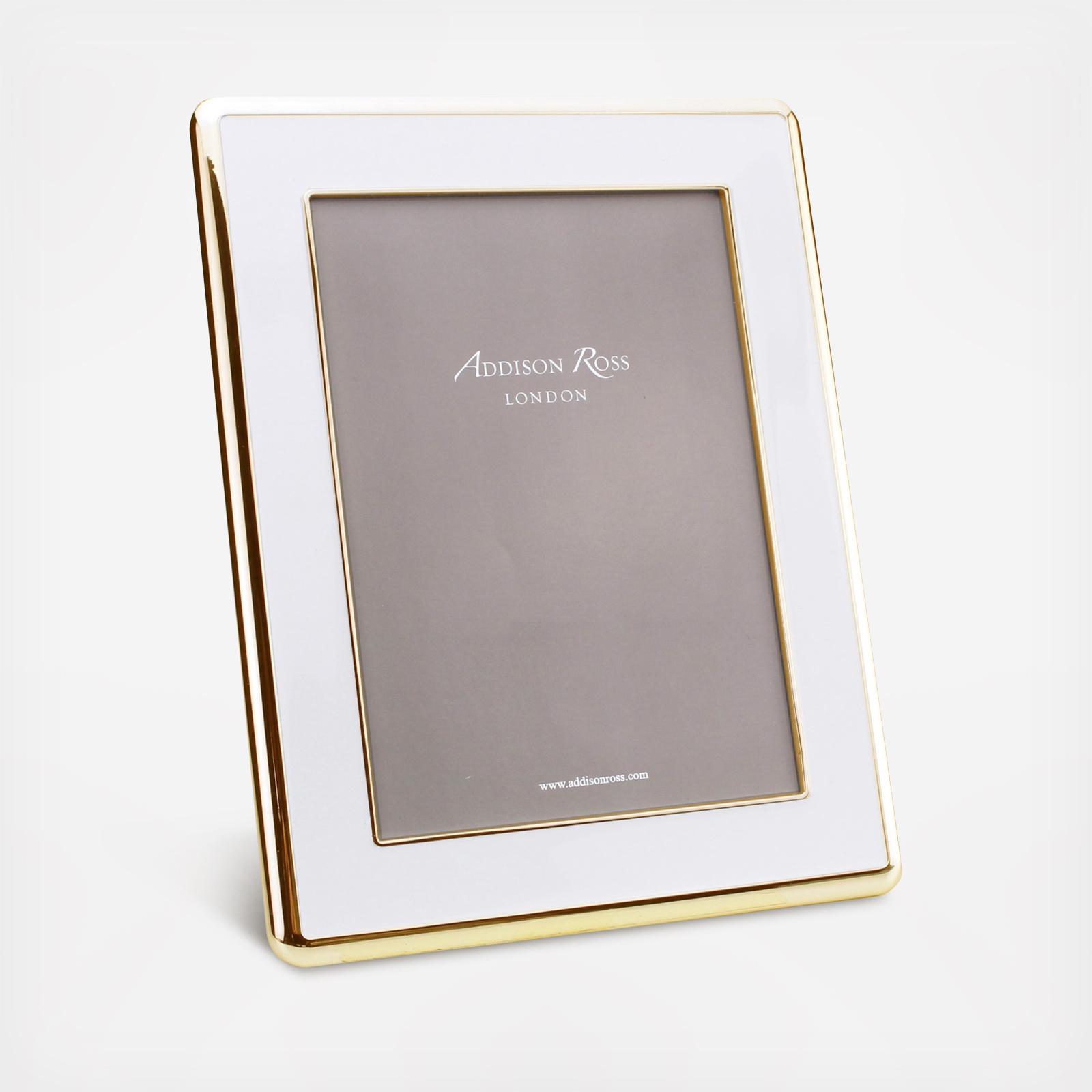 Enamel Gold Curve Photo Frame 2 Enamel Gold Curve Photo Frame