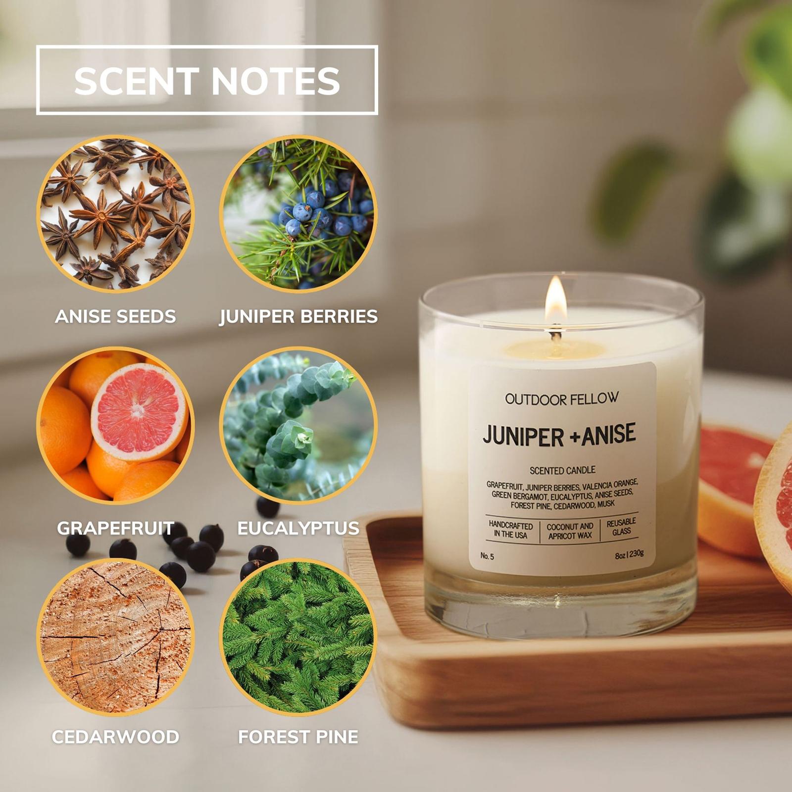 Juniper + Anise Candle 6 Juniper + Anise Candle