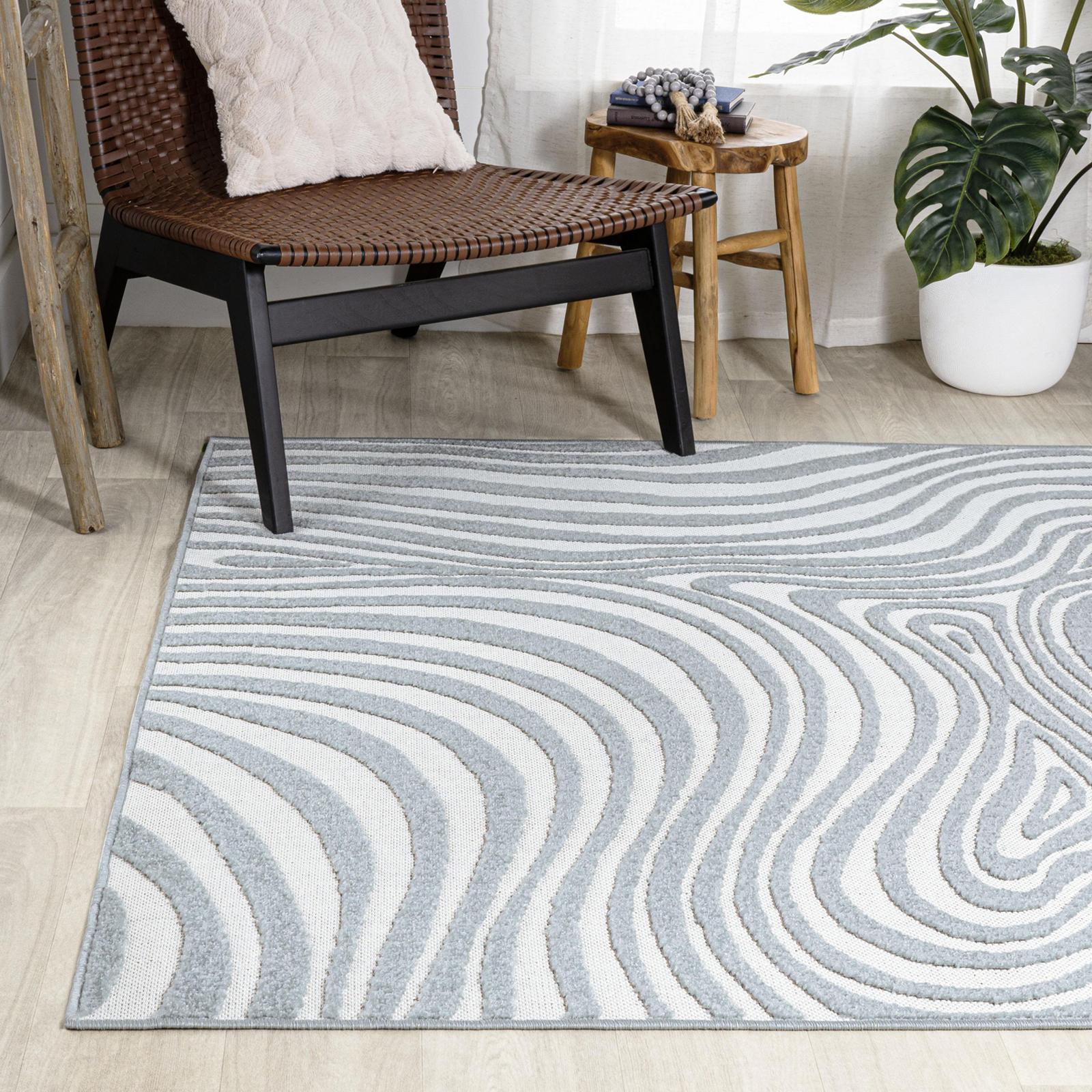 Maribo Abstract Groovy Area Rug 3 Maribo Abstract Groovy Area Rug