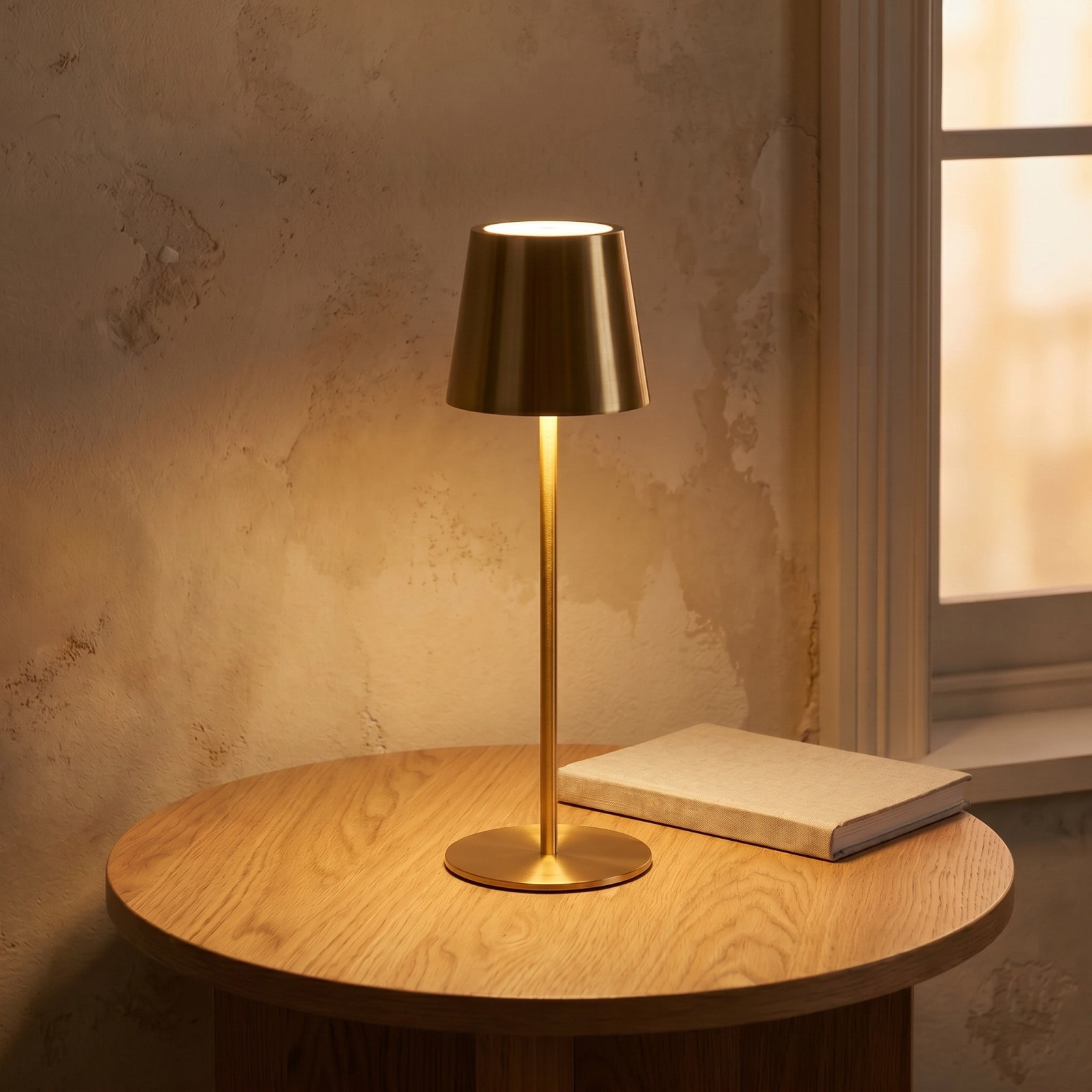 Metal LED Rechargeable Table Lamp with Touch Sensor 1 Metal LED Rechargeable Table Lamp with Touch Sensor