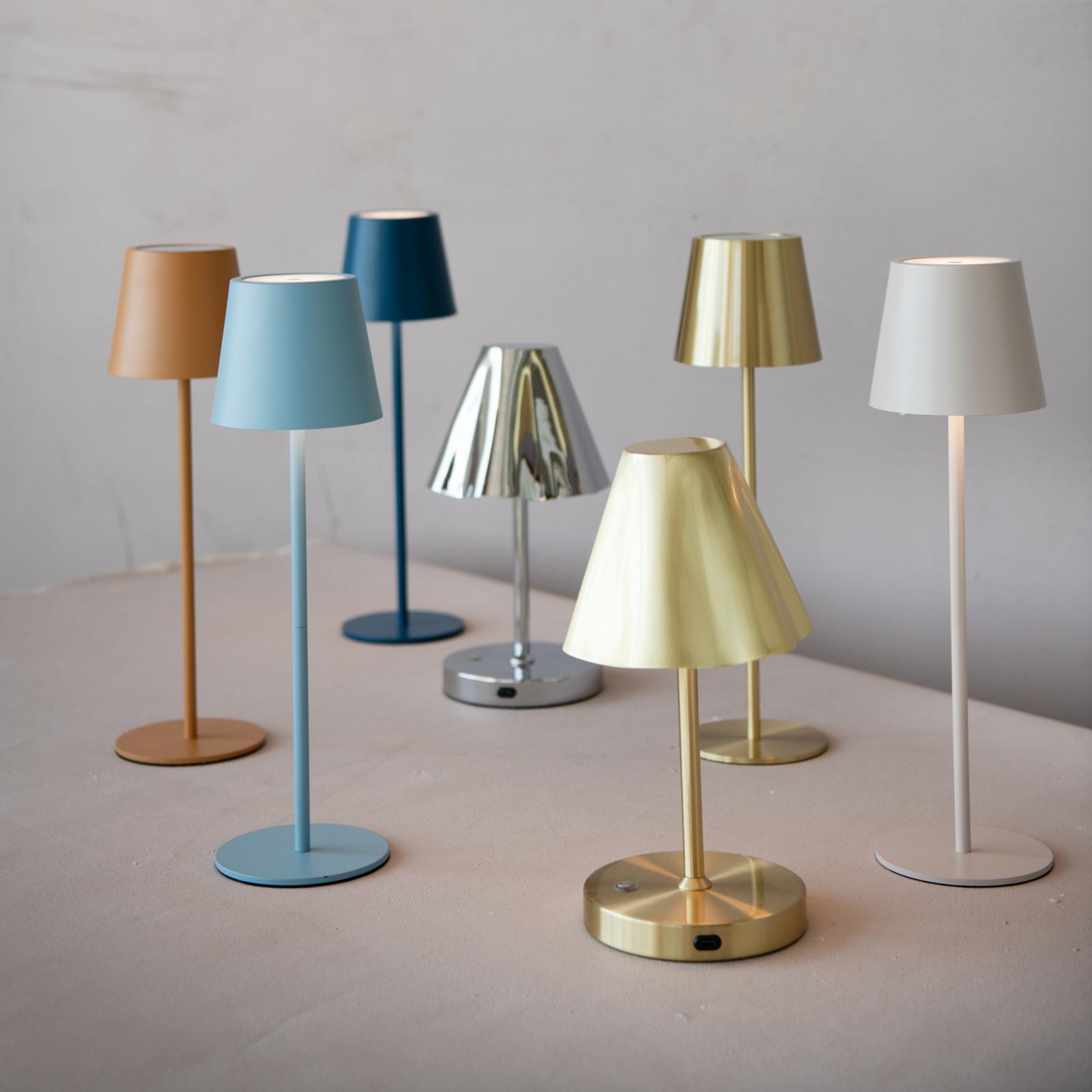 Metal LED Rechargeable Table Lamp with Touch Sensor 3 Metal LED Rechargeable Table Lamp with Touch Sensor