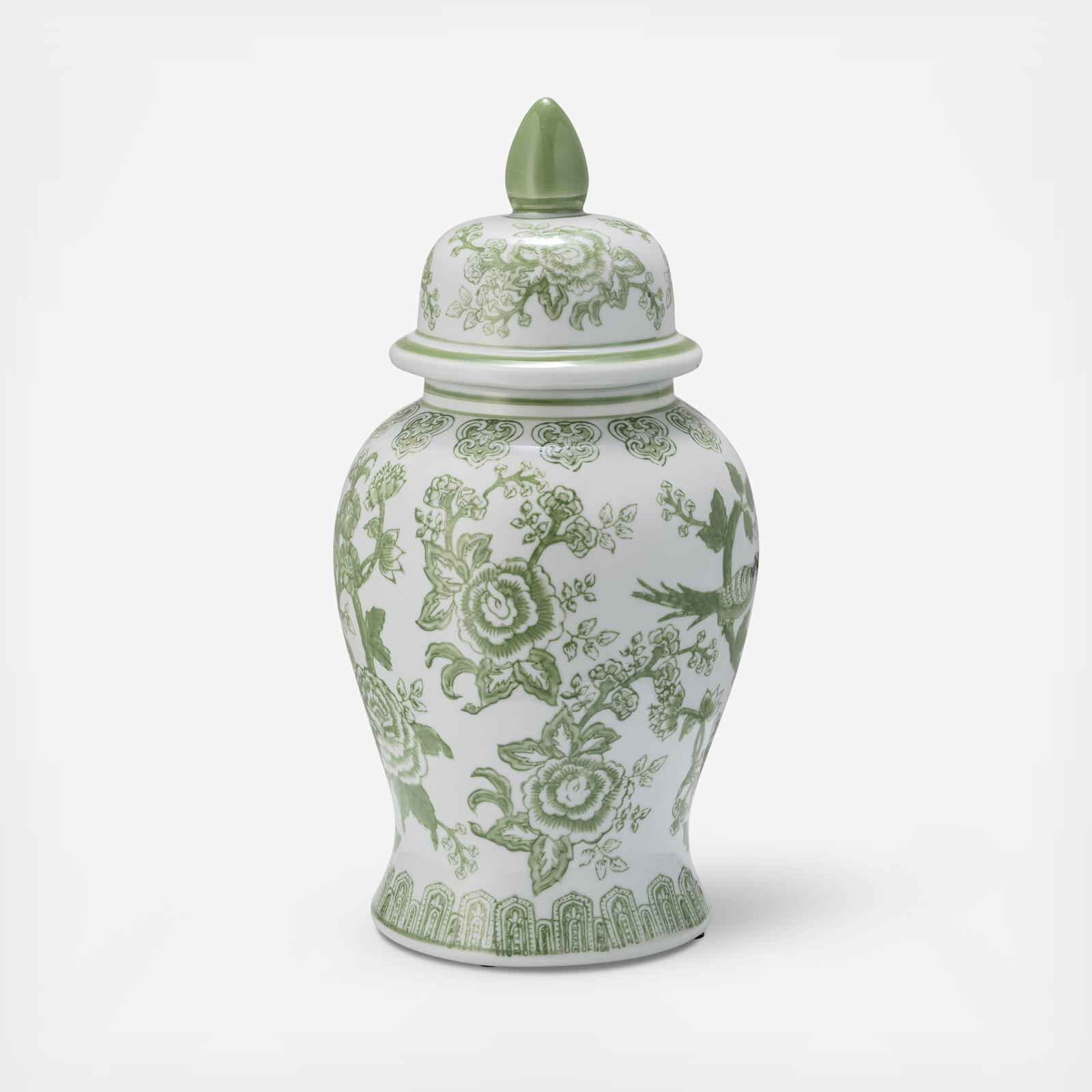 Modern Contemporary Chinoiserie Temple Jar 1 Modern Contemporary Chinoiserie Temple Jar