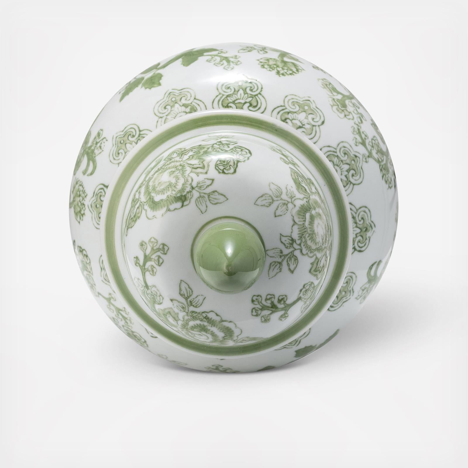 Modern Contemporary Chinoiserie Temple Jar 3 Modern Contemporary Chinoiserie Temple Jar
