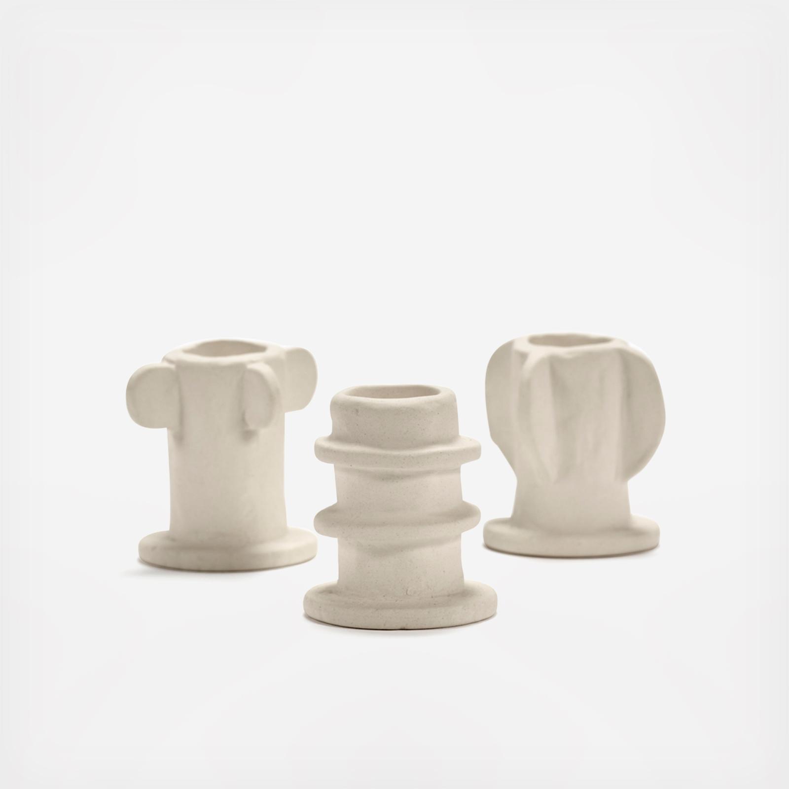 Marie Assorted Medium Candle Holder by Marie Michielssen, Set of 3