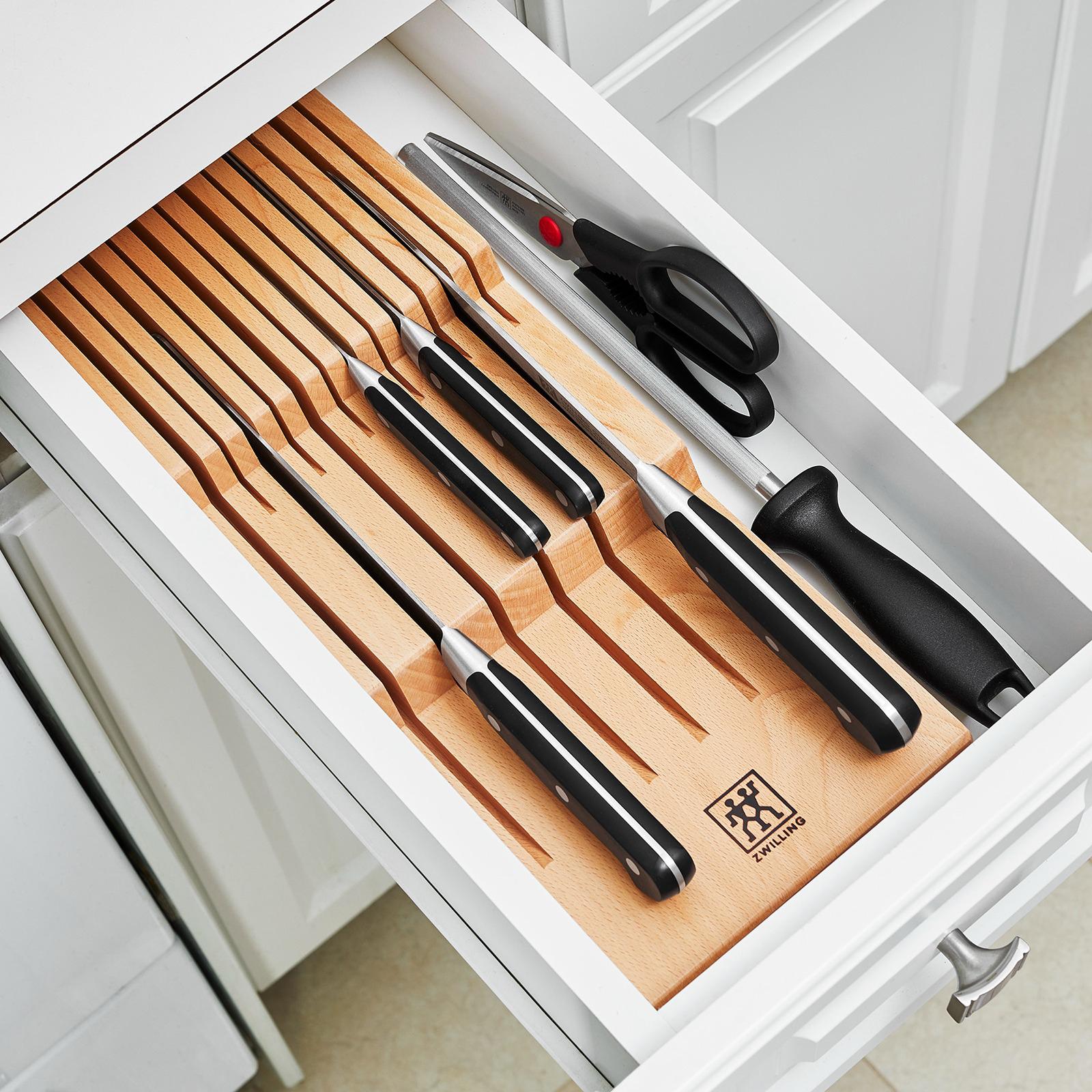 In-Drawer 12-Slot Knife Organizer