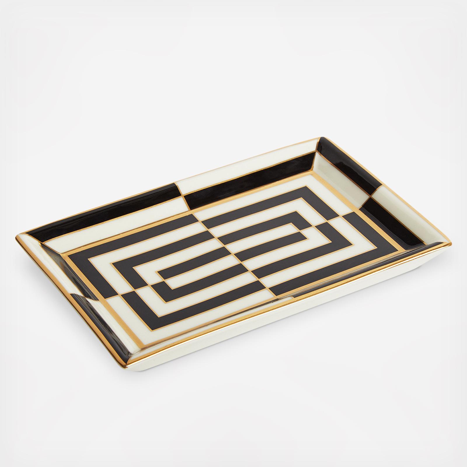 Op Art Rectangle Tray 2 Op Art Rectangle Tray