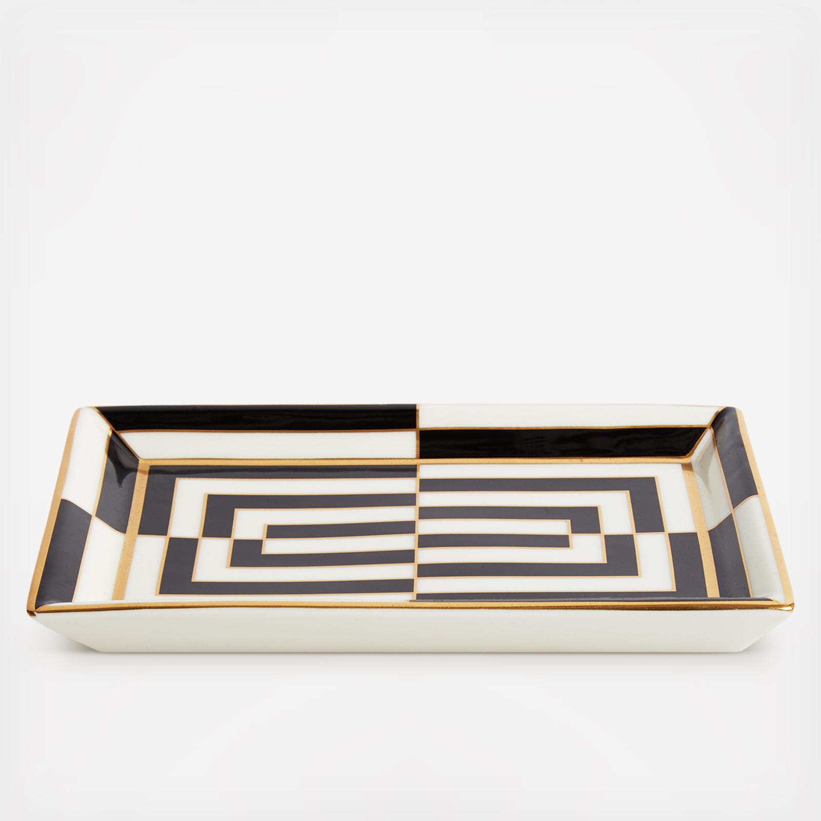 Op Art Rectangle Tray 3 Op Art Rectangle Tray