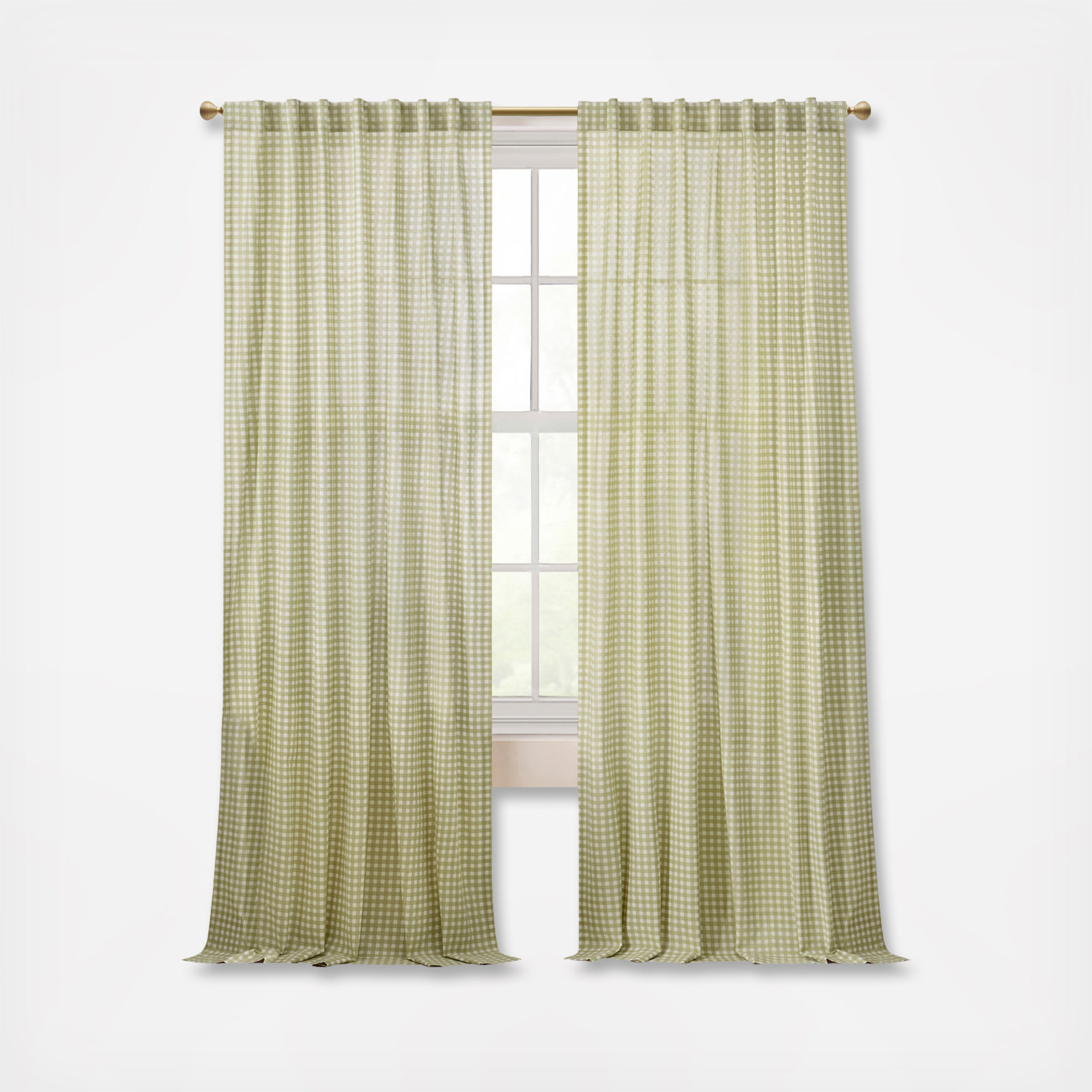 Strawberry Picnic Backtab Curtain Panel with Totebag, Set of 2 2 Strawberry Picnic Backtab Curtain Panel with Totebag, Set of 2