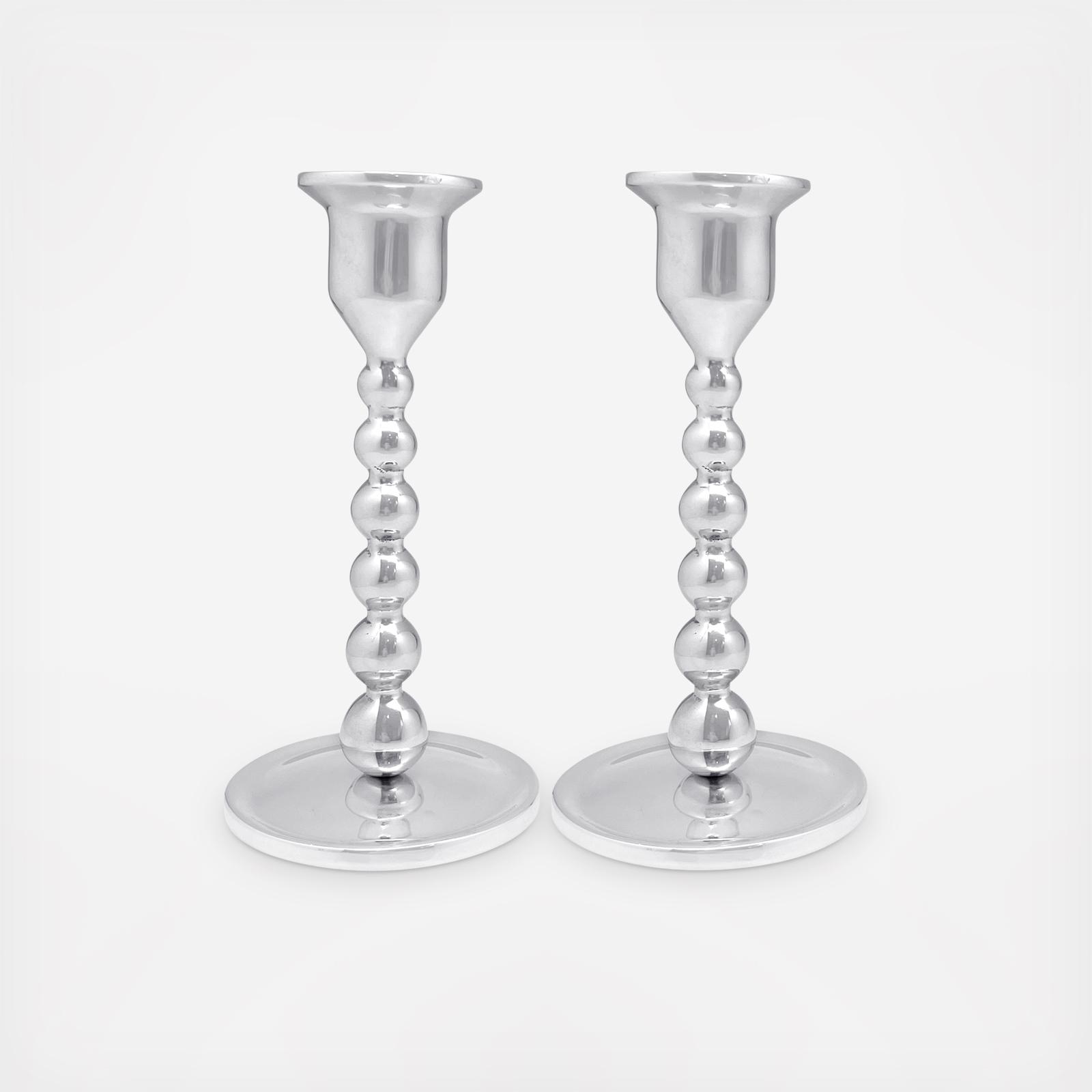String of Pearls Small Candlestick, Set of 2 1 String of Pearls Small Candlestick, Set of 2