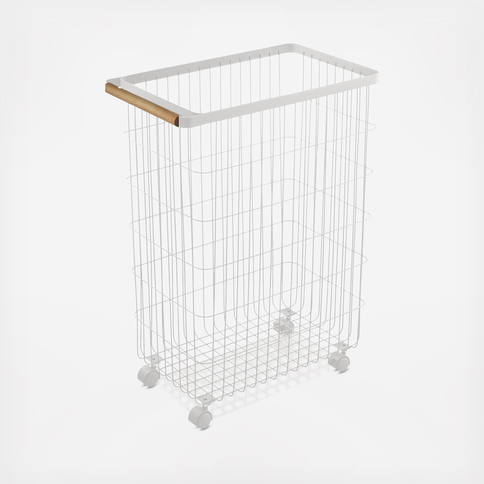 Tosca Slim Rolling Laundry Basket 3 Tosca Slim Rolling Laundry Basket