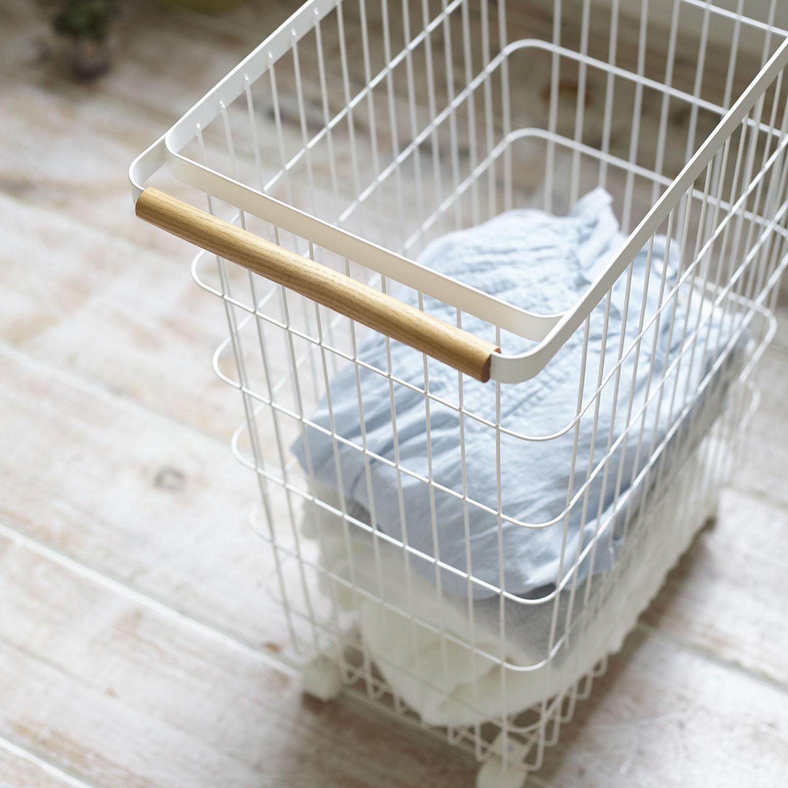 Tosca Slim Rolling Laundry Basket 4 Tosca Slim Rolling Laundry Basket