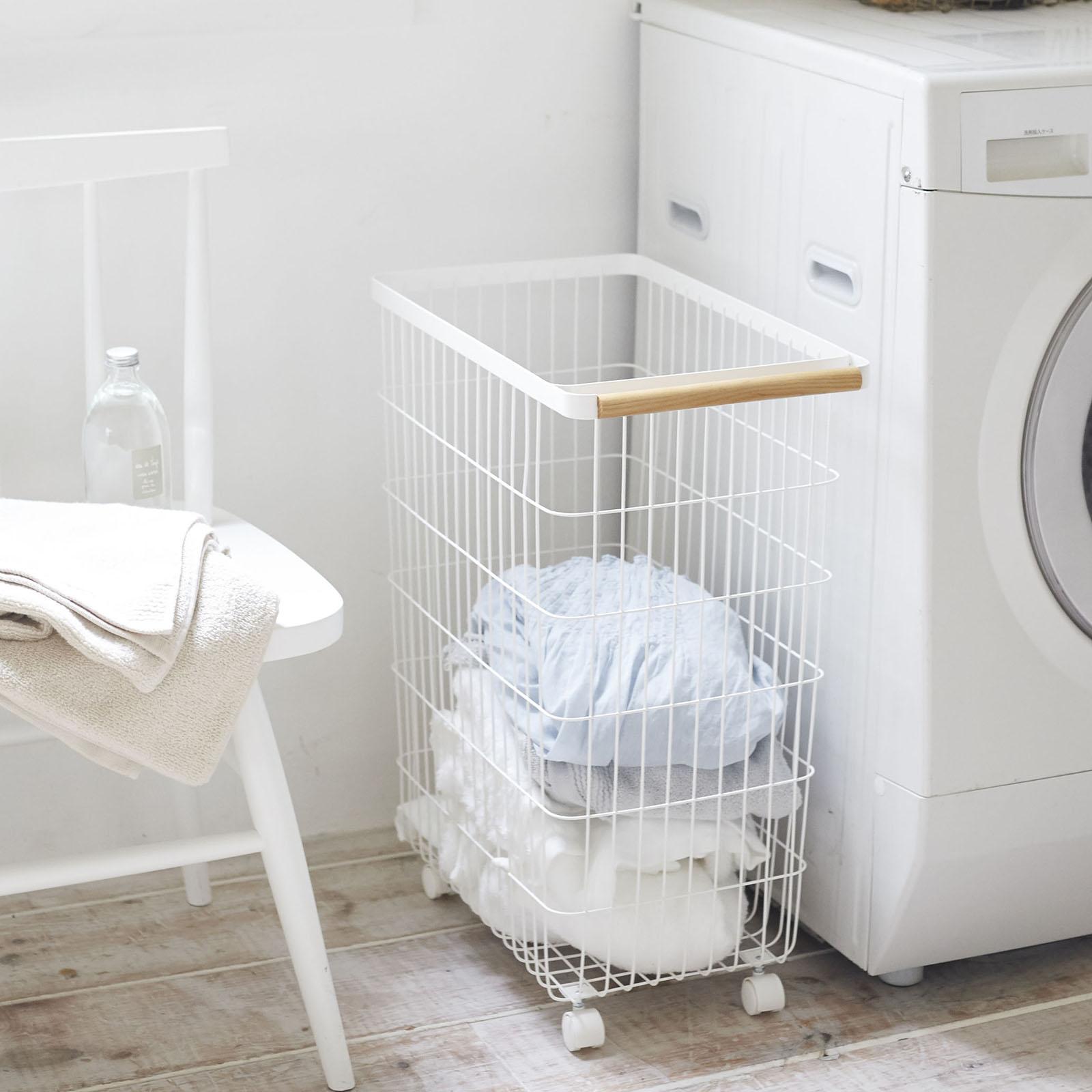 Tosca Slim Rolling Laundry Basket 7 Tosca Slim Rolling Laundry Basket