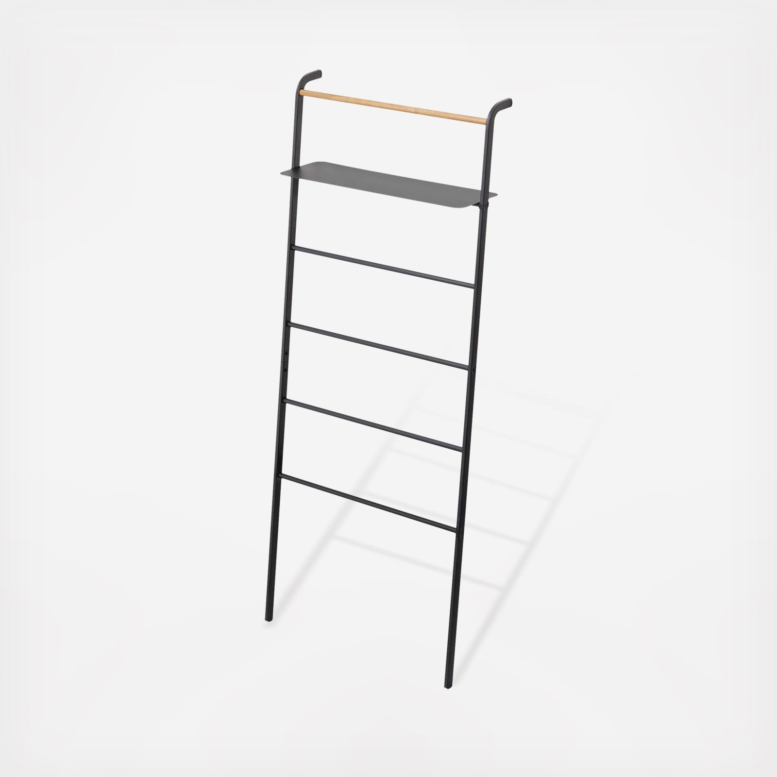 Tower Leaning Ladder With Shelf 4 Tower Leaning Ladder With Shelf