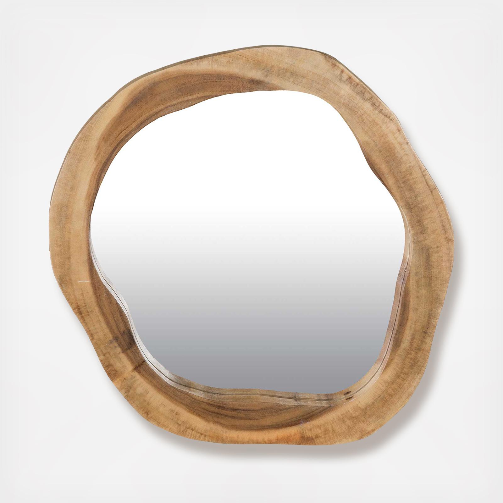 Victor Live Edge Solid Wood Mirror