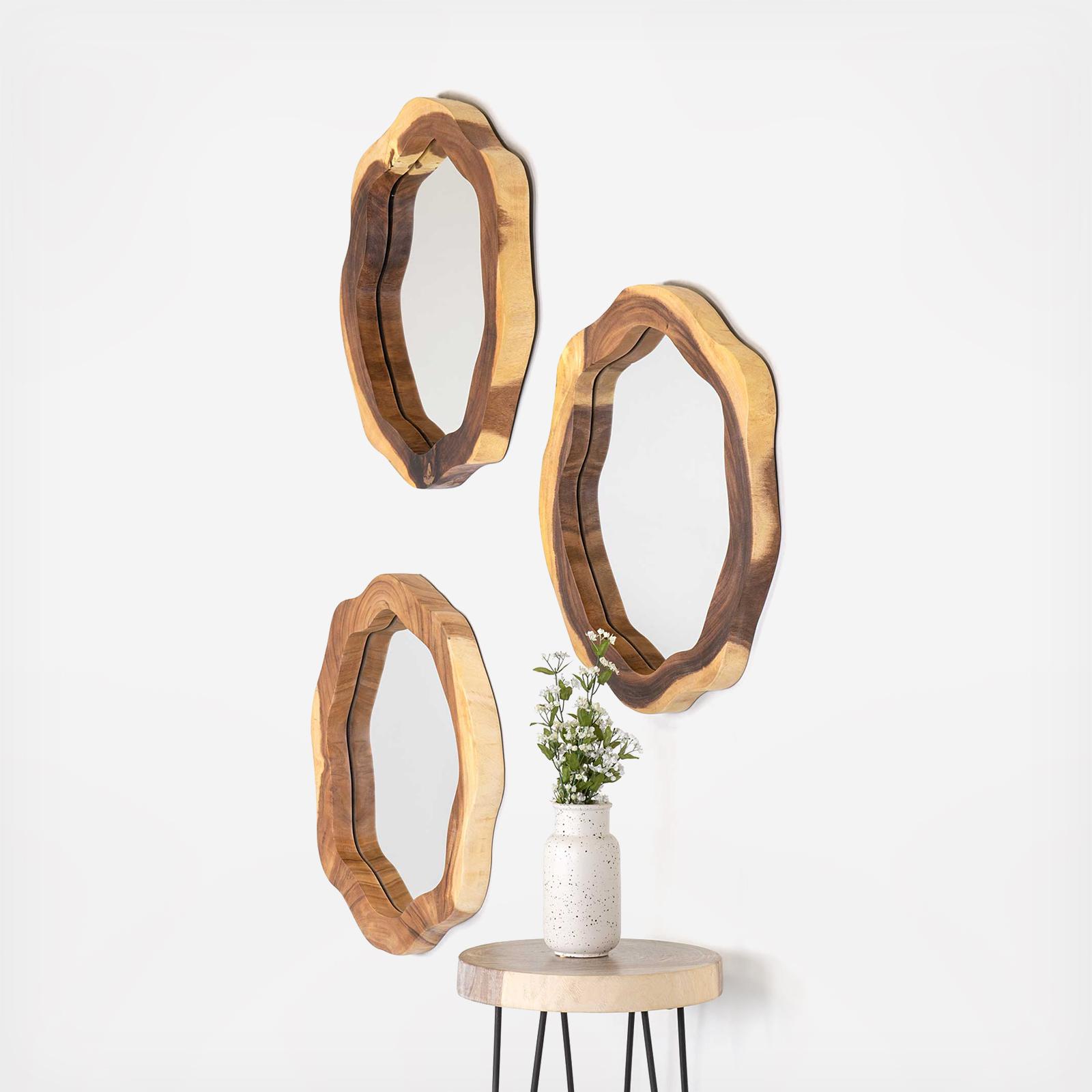 Victor Live Edge Solid Wood Mirror 5 Victor Live Edge Solid Wood Mirror