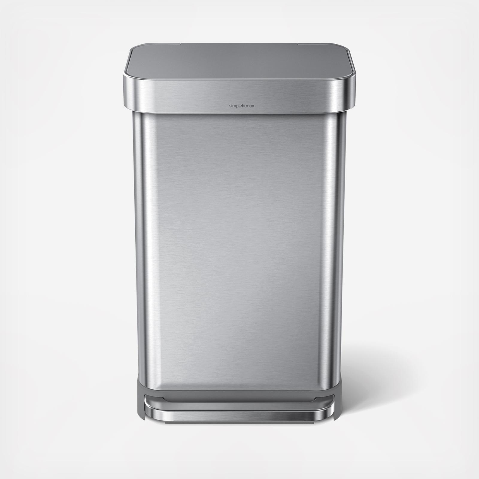 Stainless Steel Step Can with Liner Pocket with Plastic Lid 2 Stainless Steel Step Can with Liner Pocket with Plastic Lid