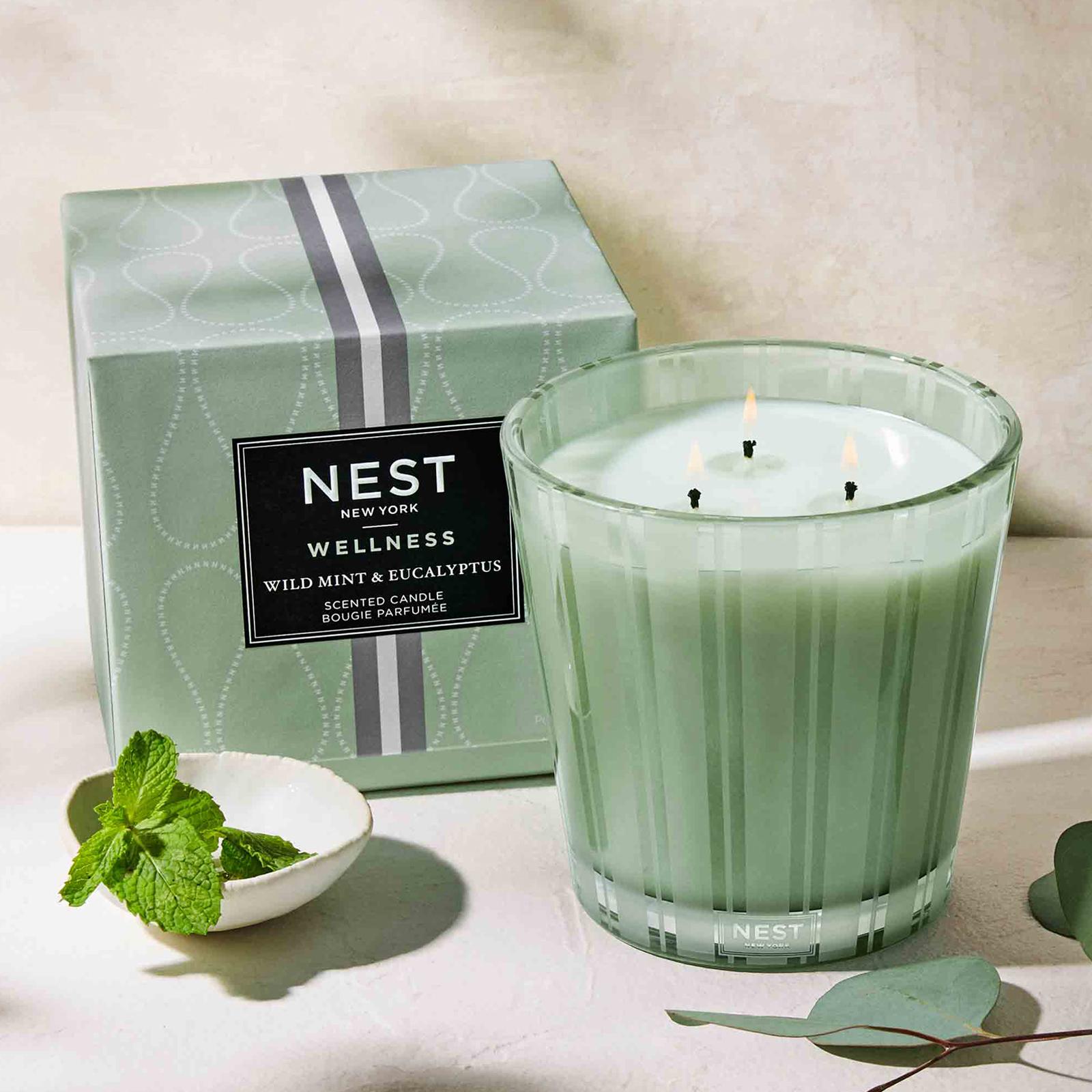 Wellness Wild Mint & Eucalyptus 3-Wick Candle 1 Wellness Wild Mint & Eucalyptus 3-Wick Candle