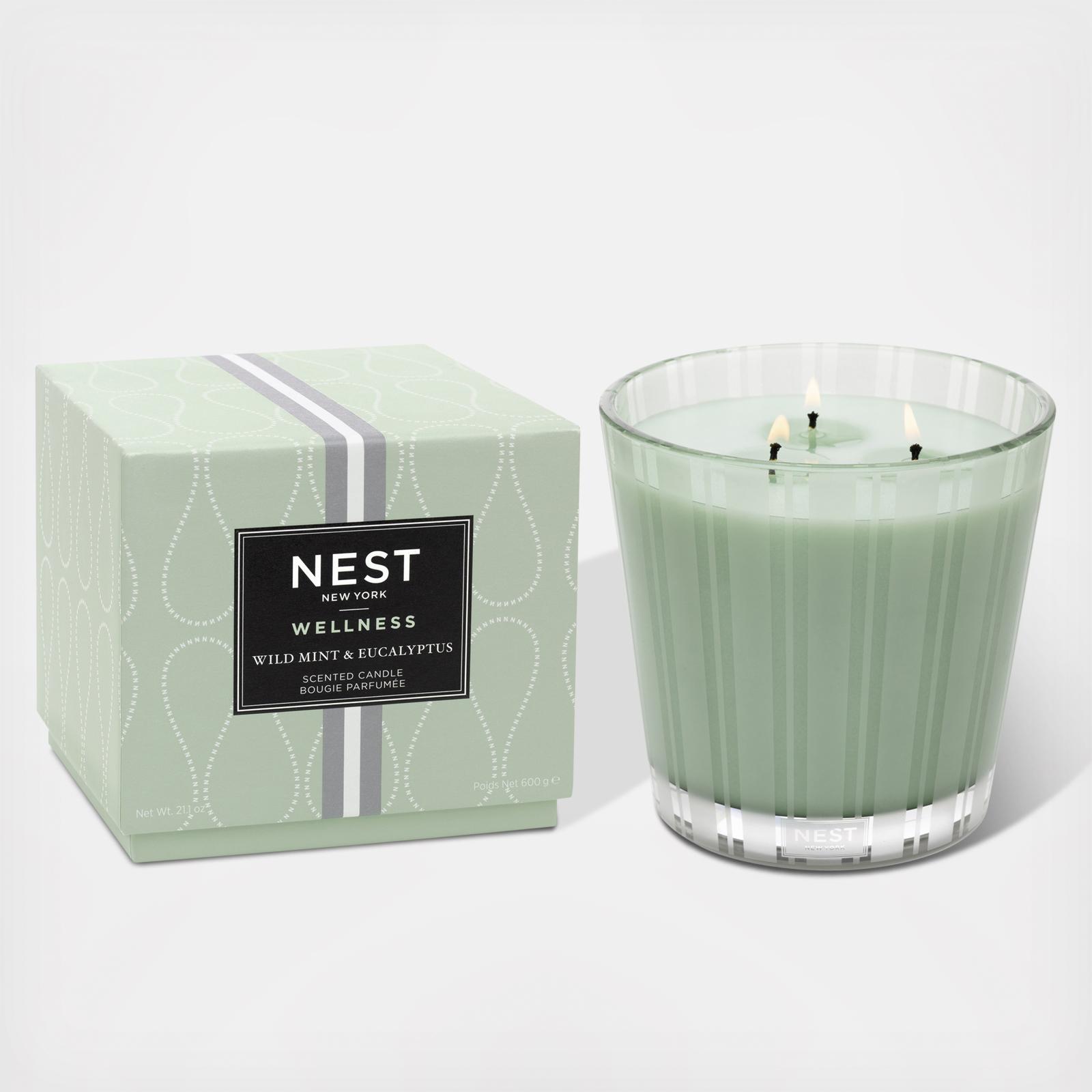 Wellness Wild Mint & Eucalyptus 3-Wick Candle 3 Wellness Wild Mint & Eucalyptus 3-Wick Candle