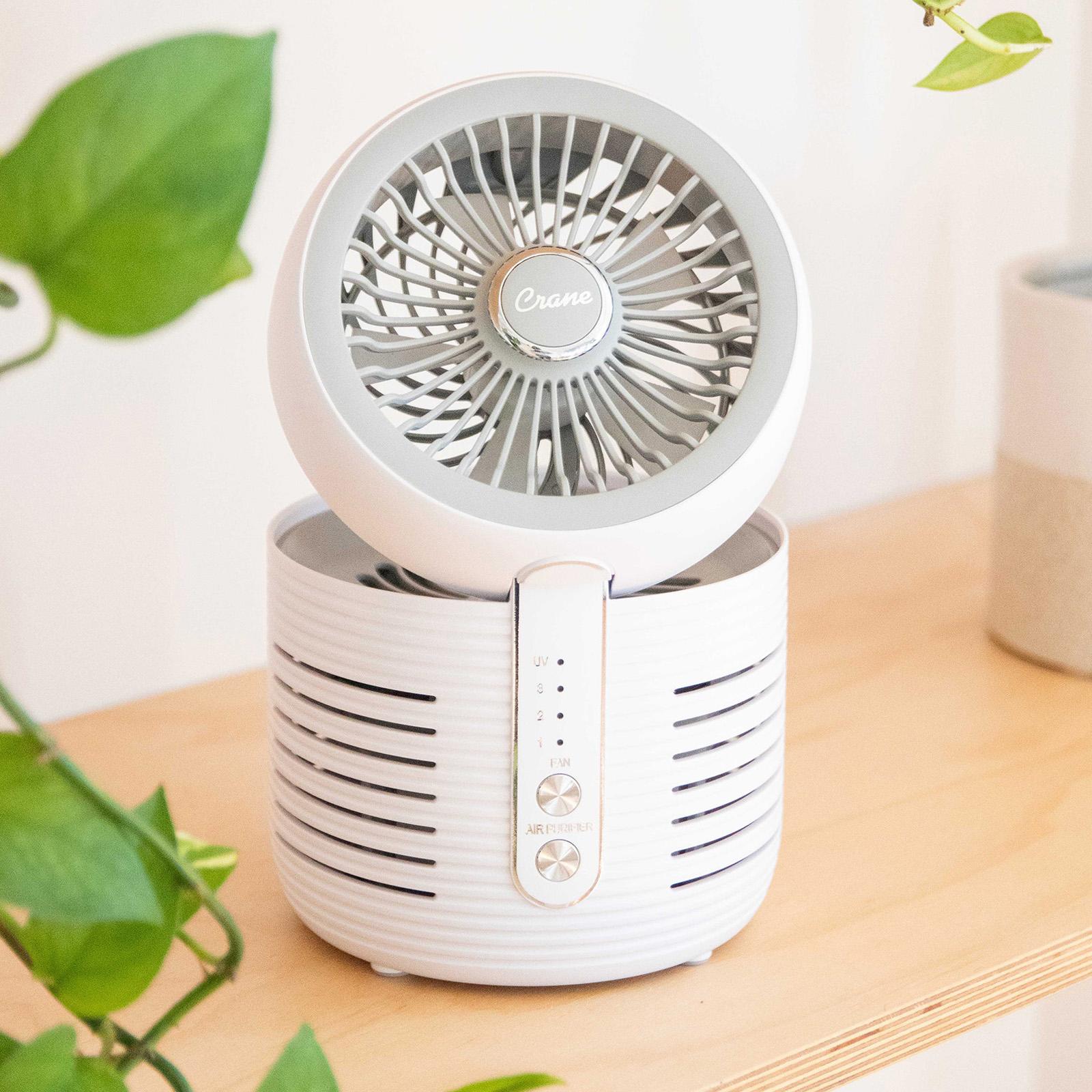 2-In-1 Desk Top Air Purifier and Fan