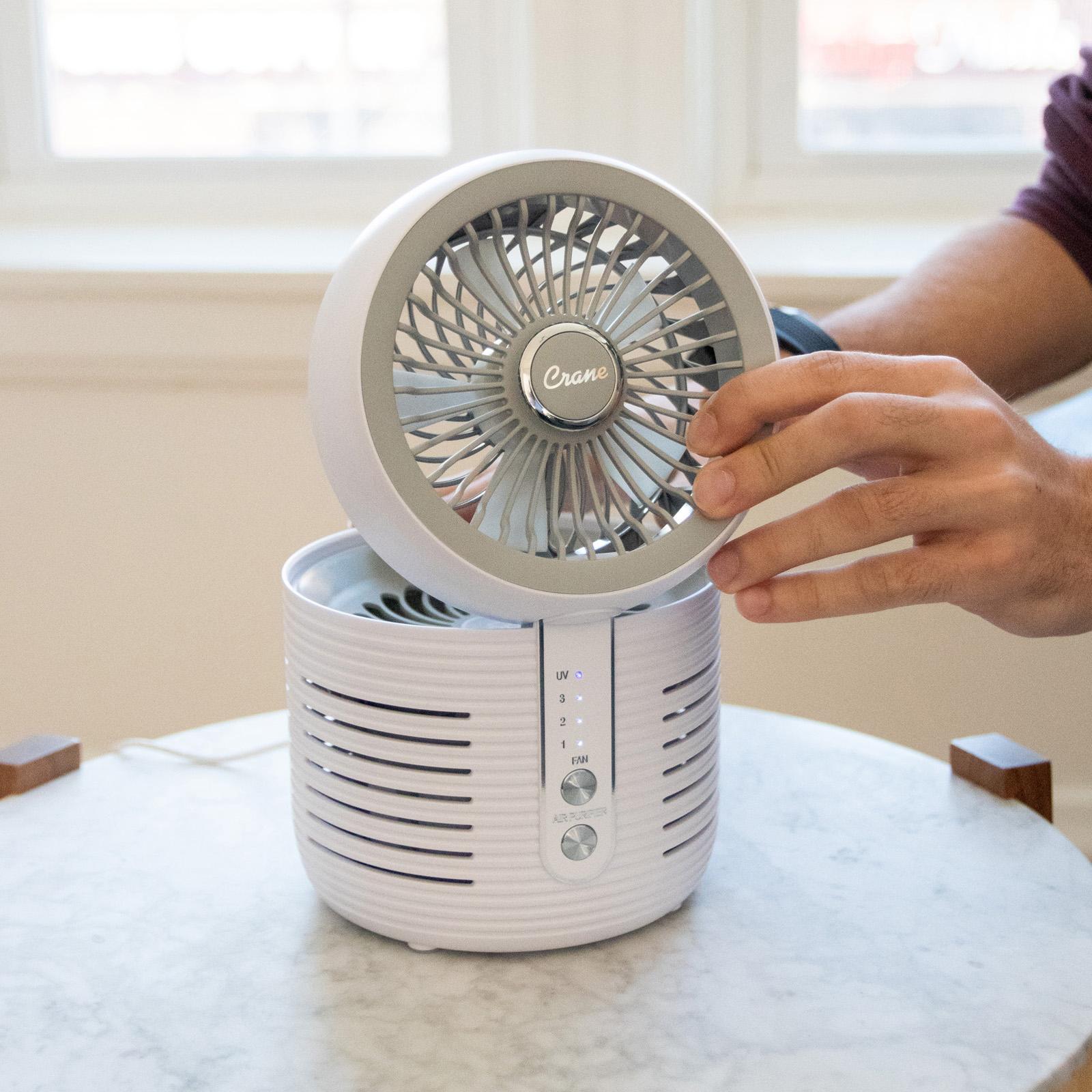 2-In-1 Desk Top Air Purifier and Fan
