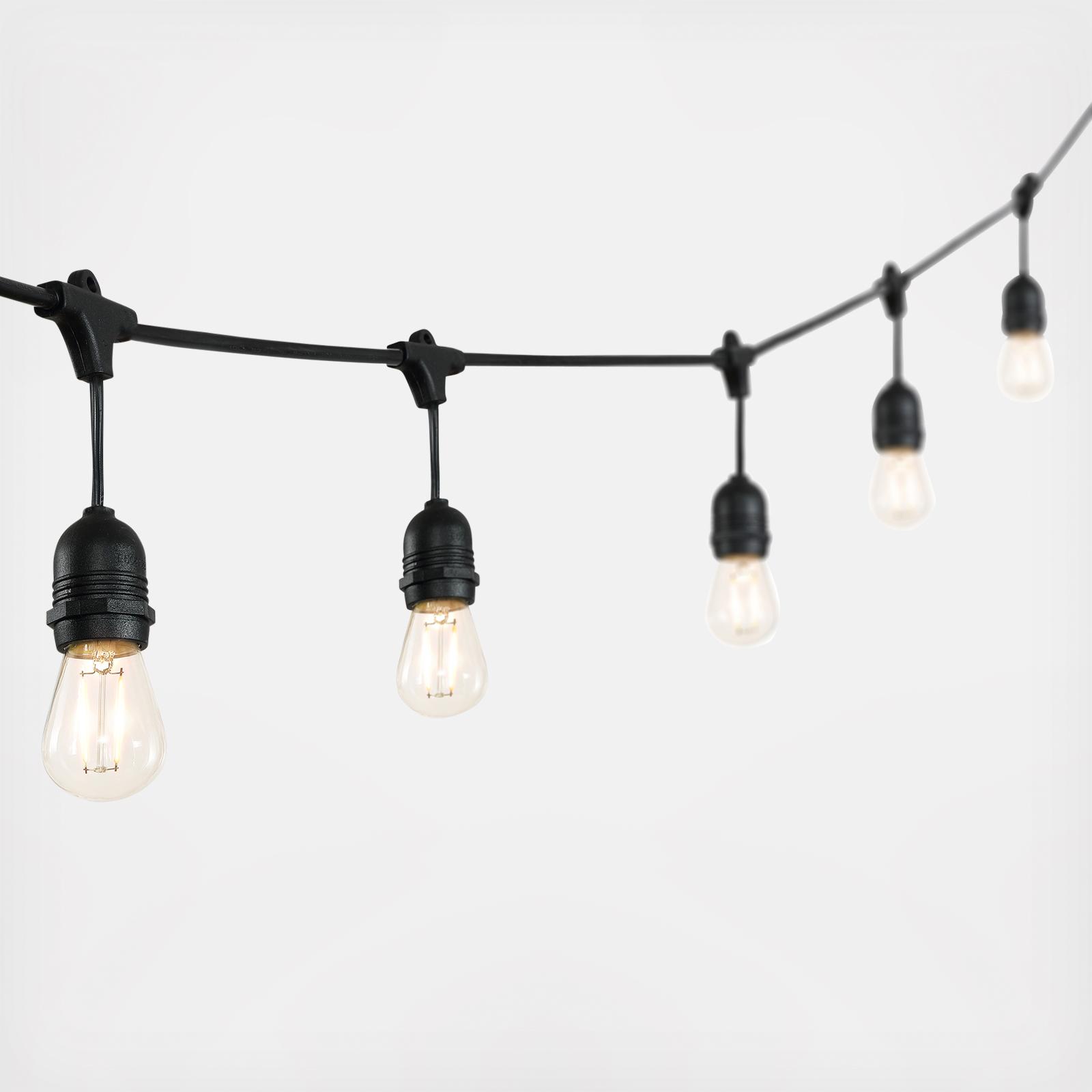 48' Rustic Industrial Bulb String Lights