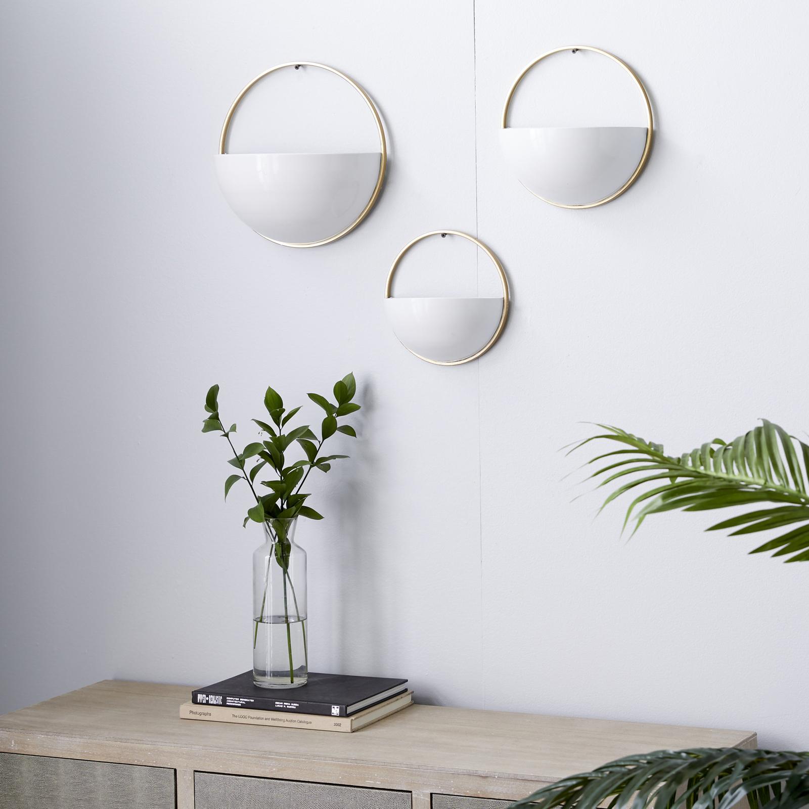 3-Piece Glam Wall Planter Set
