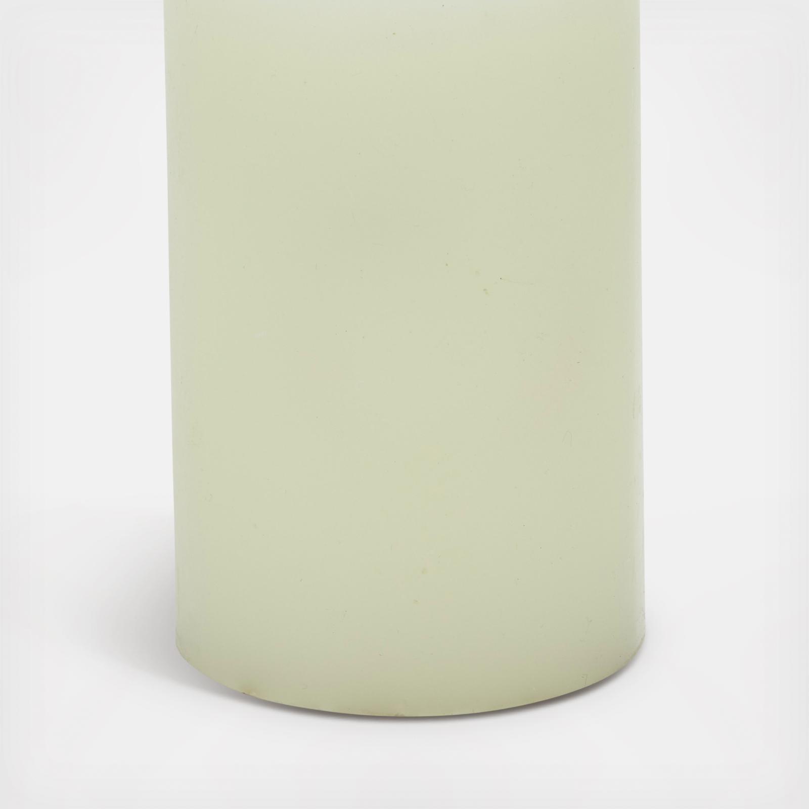 3-Piece Traditional Wax Flameless Candles Set 4 3-Piece Traditional Wax Flameless Candles Set