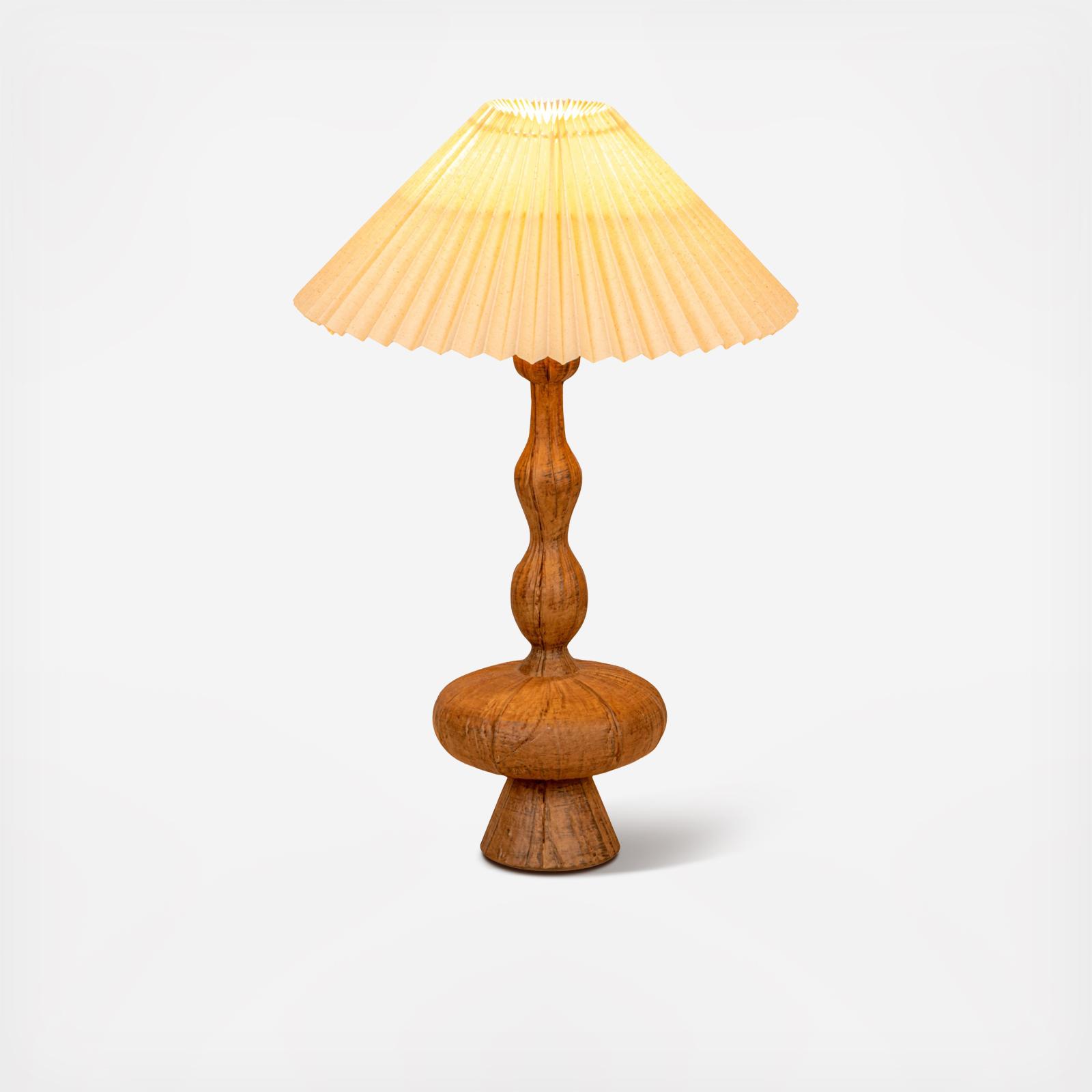 Andi Resin Lamp with Pleated Shade 6 Andi Resin Lamp with Pleated Shade