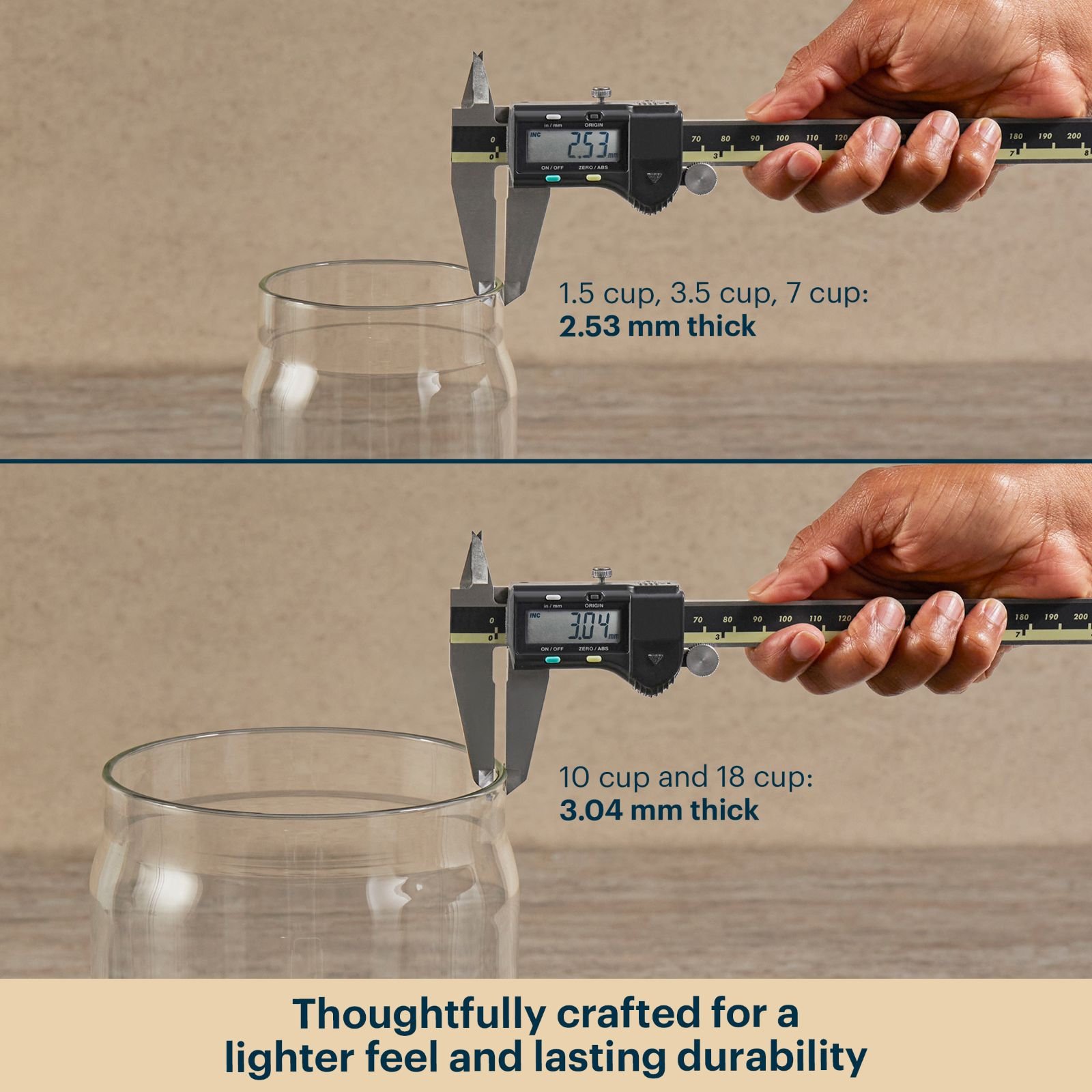 3-Piece Glass Canister Set