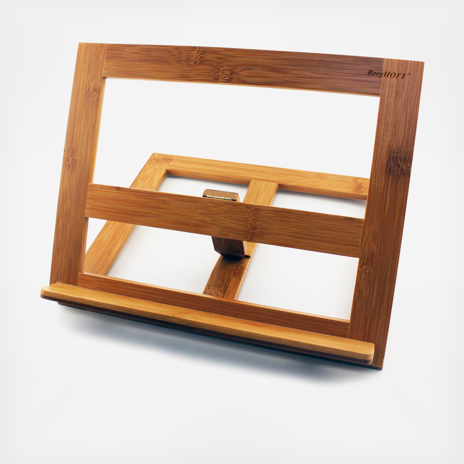 Bamboo Cookbook & Tablet Holder