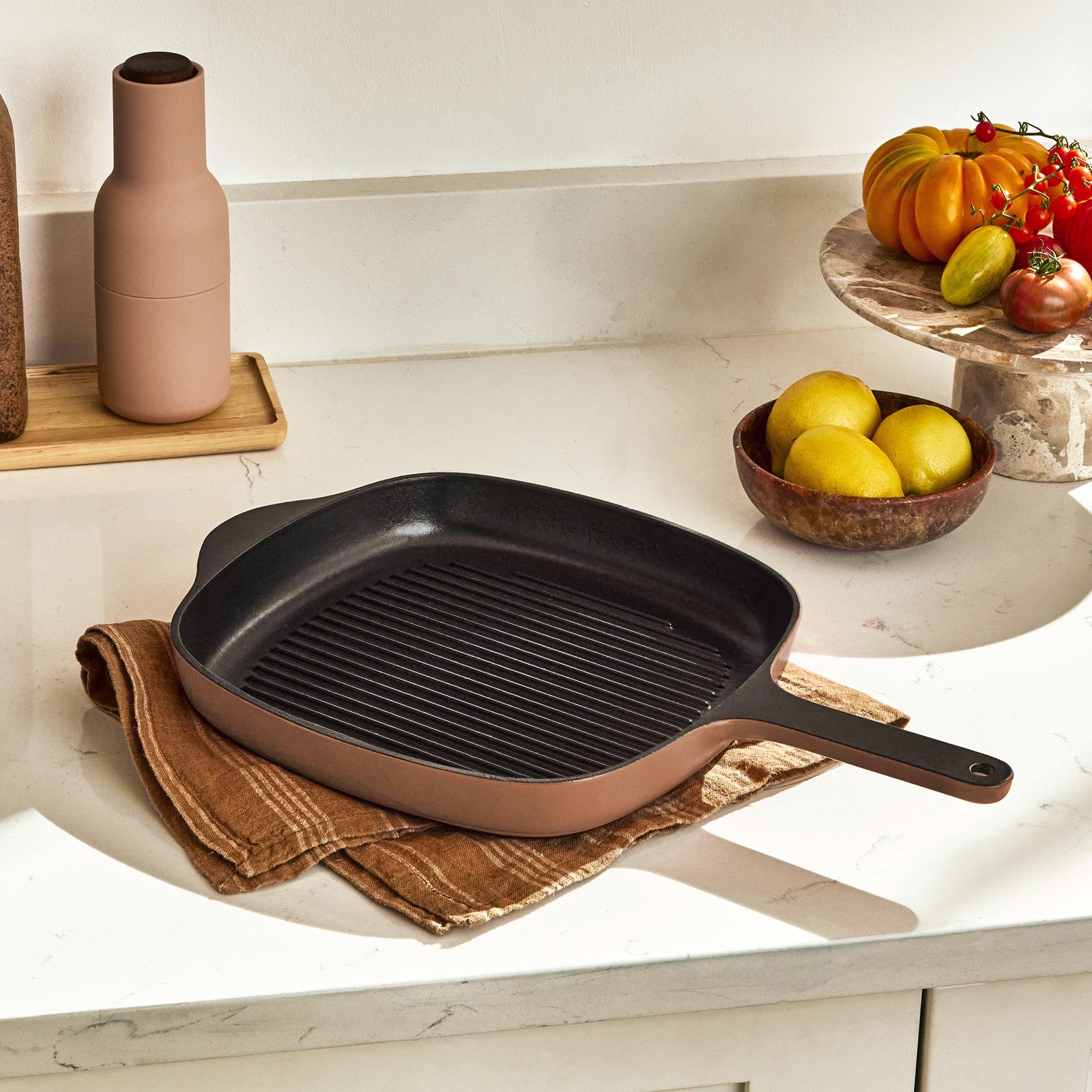 Enameled Cast Iron Grill Pan 16 Enameled Cast Iron Grill Pan