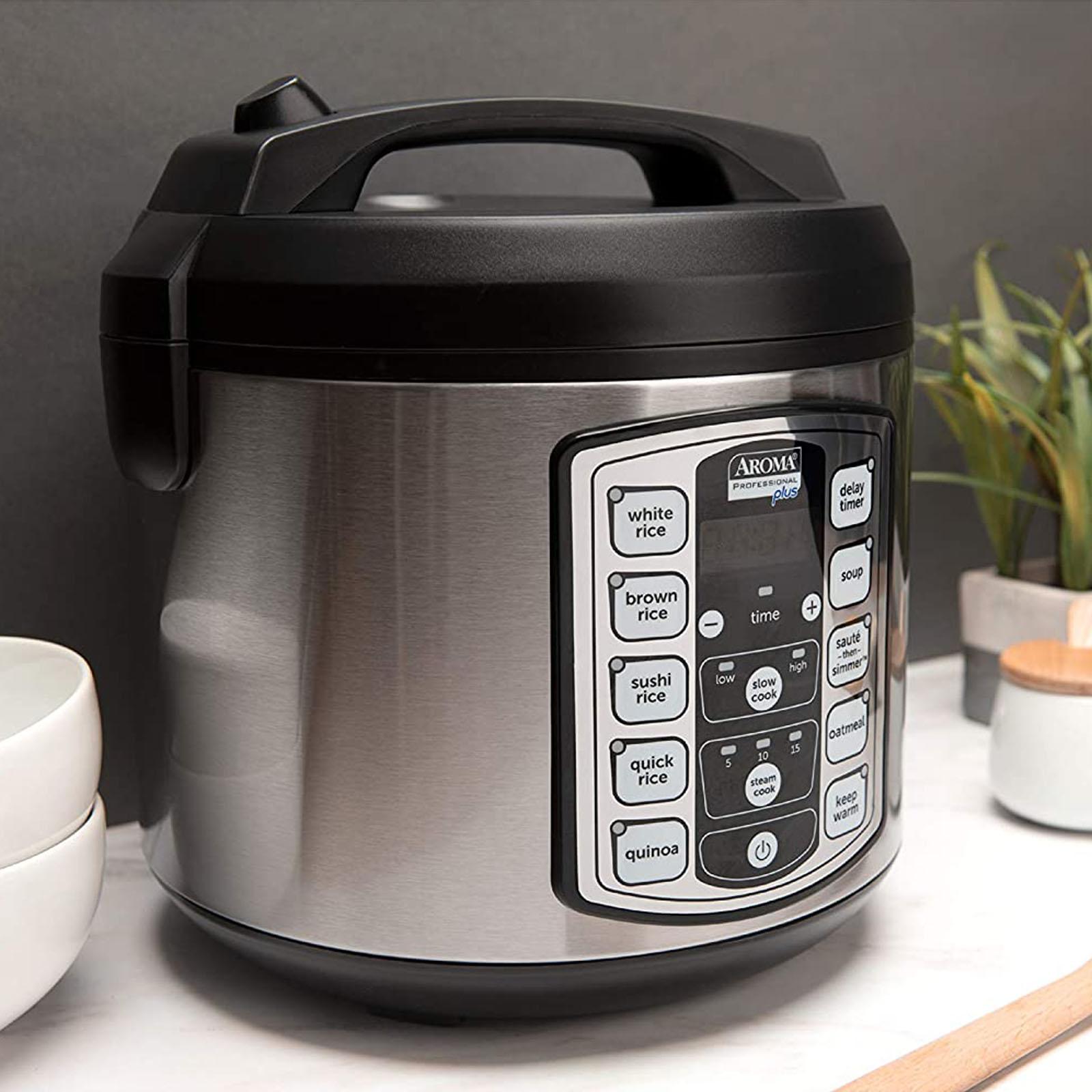 Digital Rice Slow Cooker & Food Steamer, 20-Cup 1 Digital Rice Slow Cooker & Food Steamer, 20-Cup