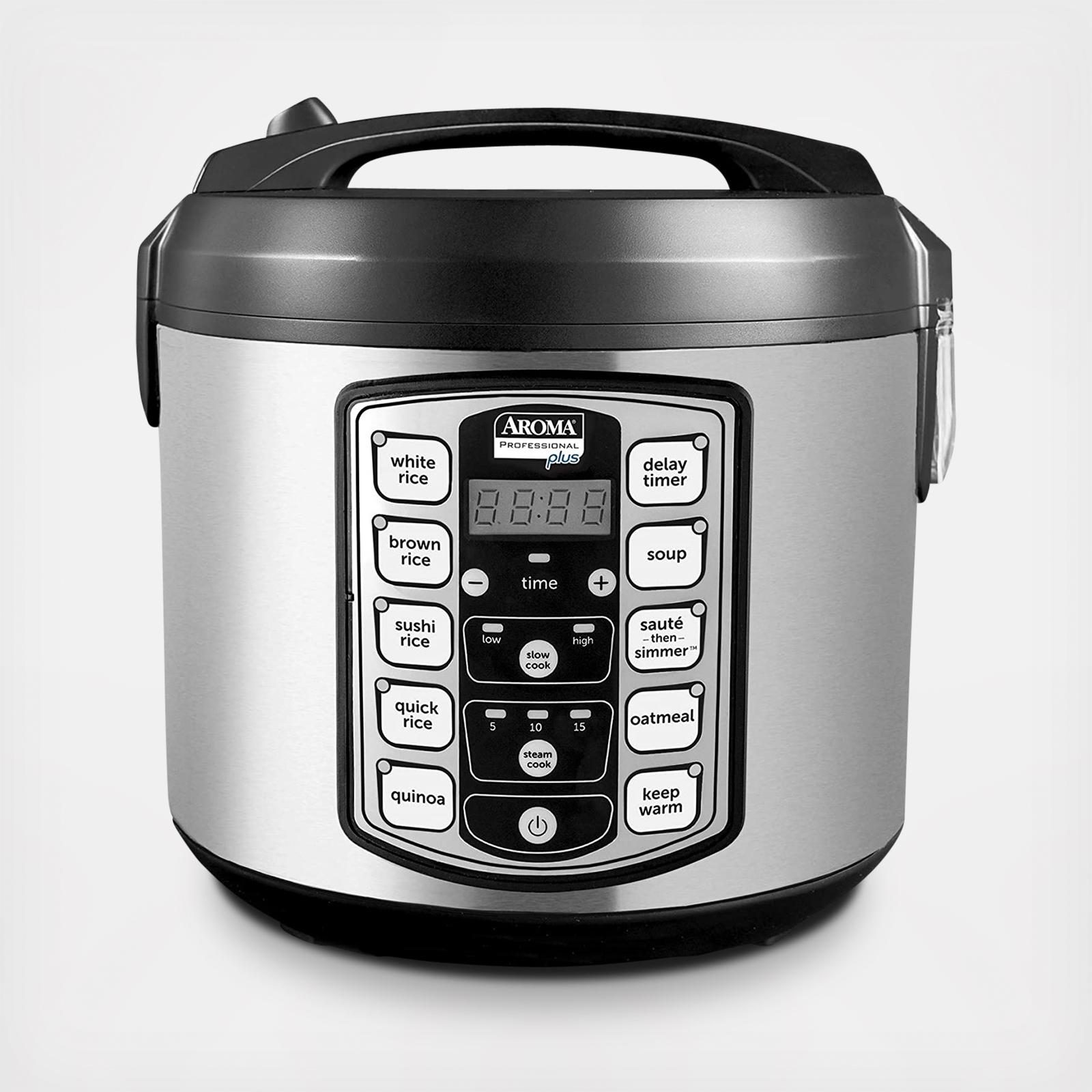 Digital Rice Slow Cooker & Food Steamer, 20-Cup 2 Digital Rice Slow Cooker & Food Steamer, 20-Cup
