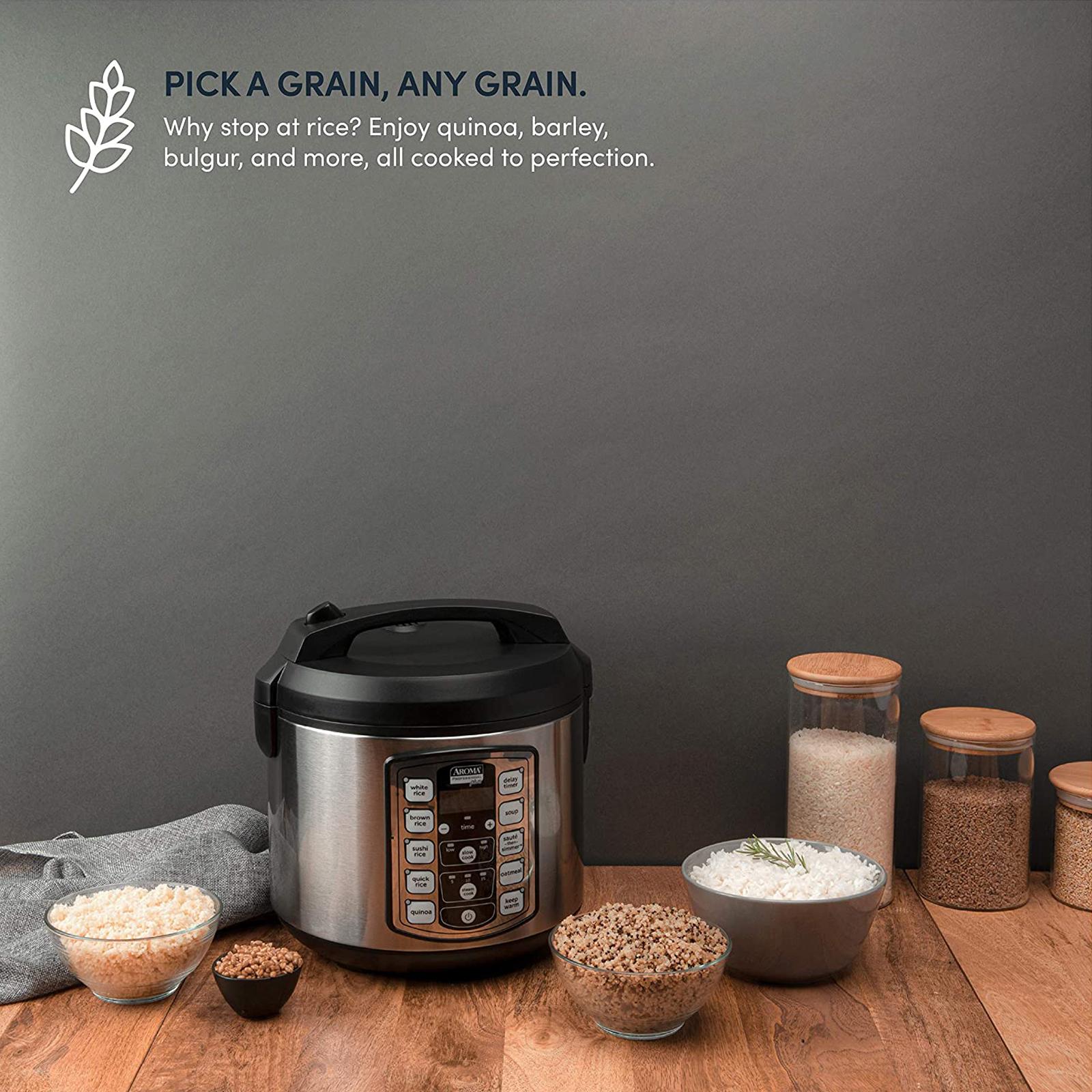 Digital Rice Slow Cooker & Food Steamer, 20-Cup 3 Digital Rice Slow Cooker & Food Steamer, 20-Cup
