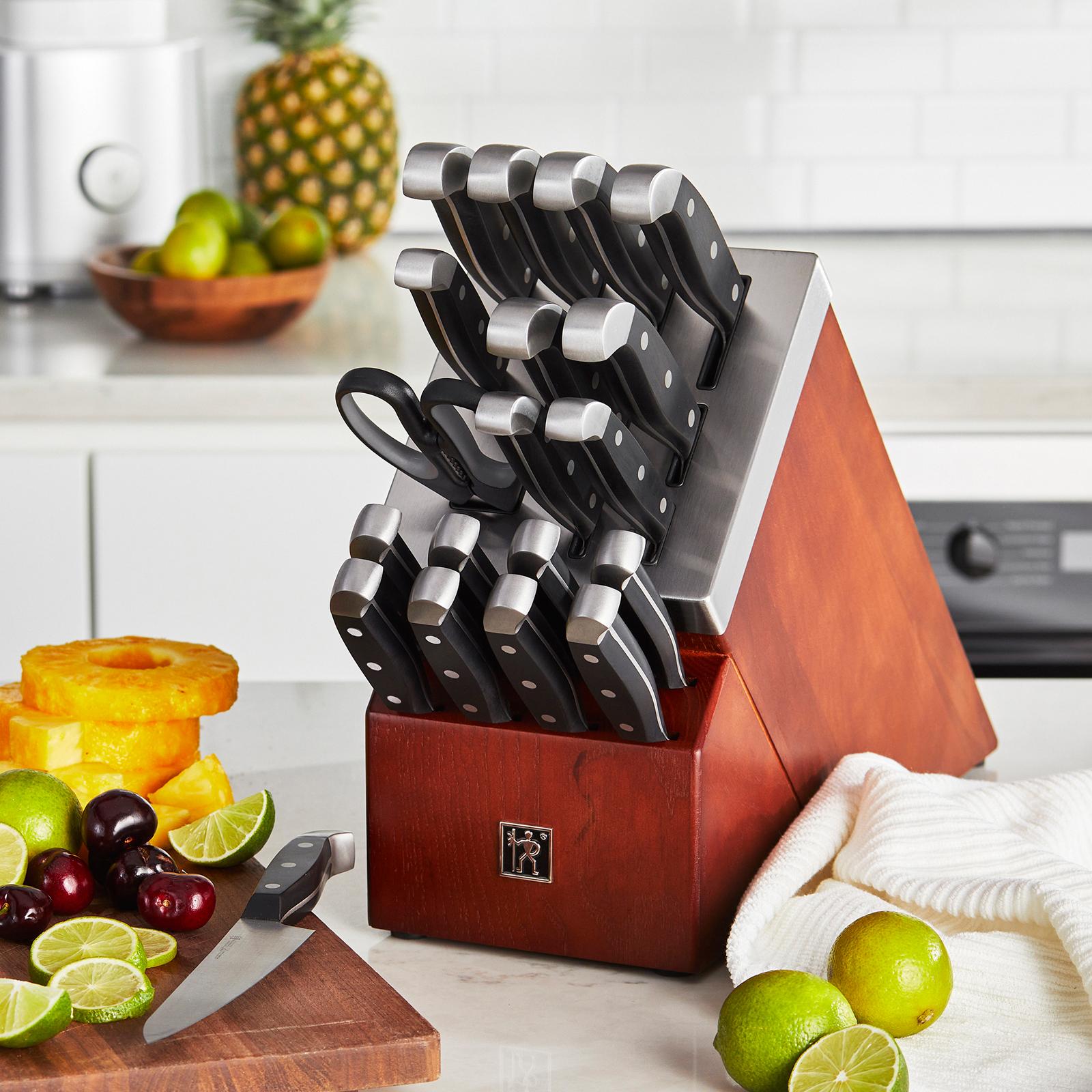 Statement 20-Piece Self-Sharpening Knife Block Set 11 Statement 20-Piece Self-Sharpening Knife Block Set