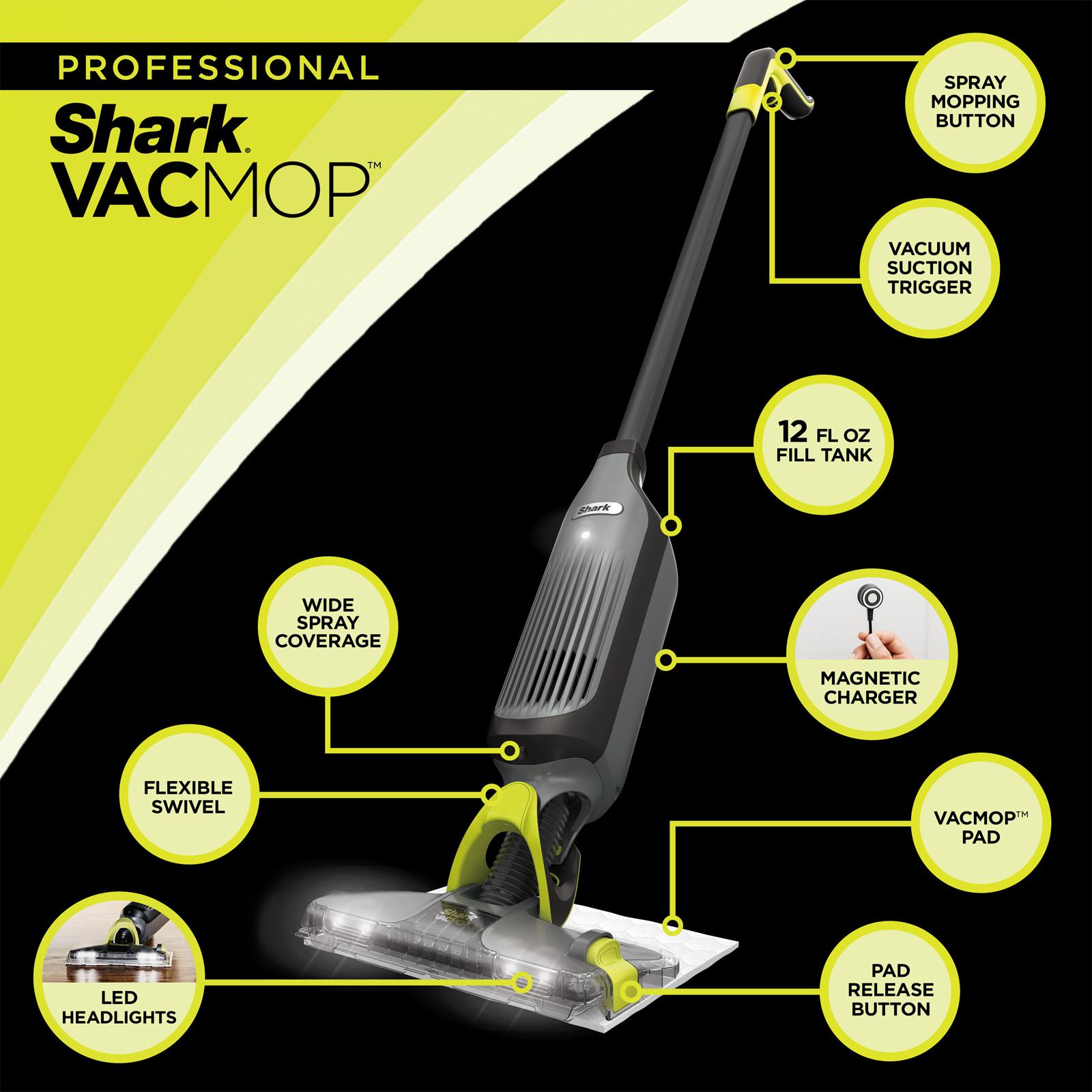 Pro Cordless Hard Floor Vacuum Mop with Disposable VACMOP Pad 6 Pro Cordless Hard Floor Vacuum Mop with Disposable VACMOP Pad